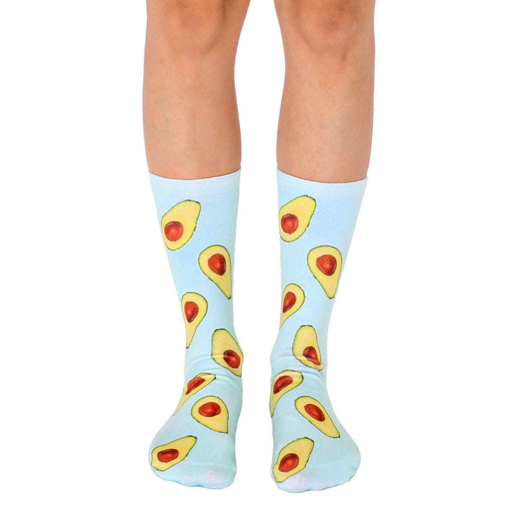 Living Royal Avocado Crew Socks Model No. 7184C - 1 Pair