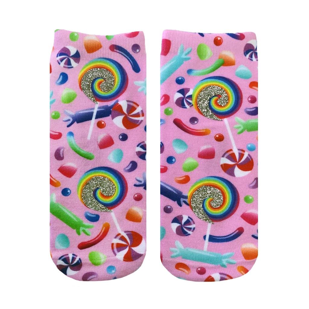Living Royal Candy Glitter Ankle Socks Model No. 102G - 1 Pair