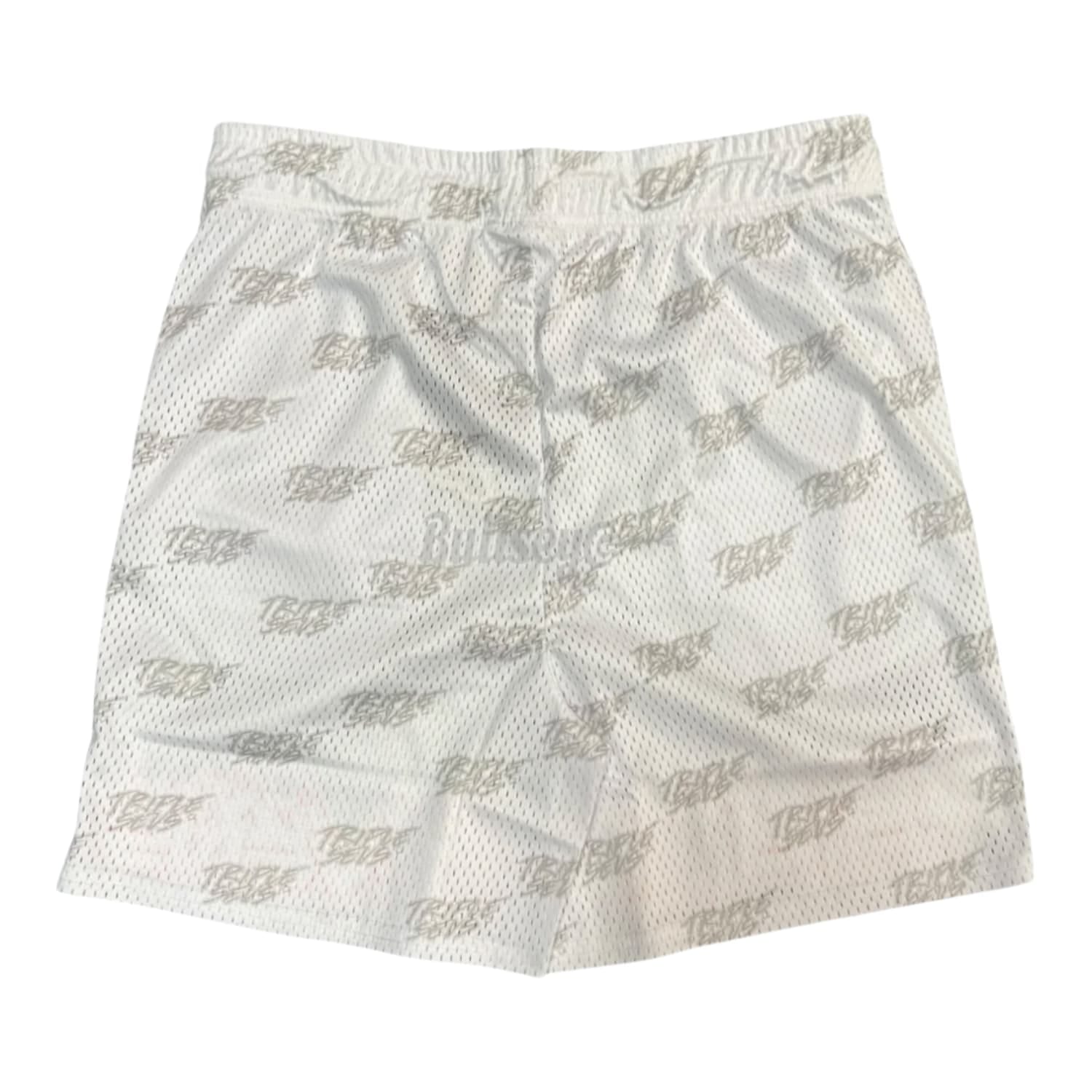 Triple Sevens White Mesh Shorts