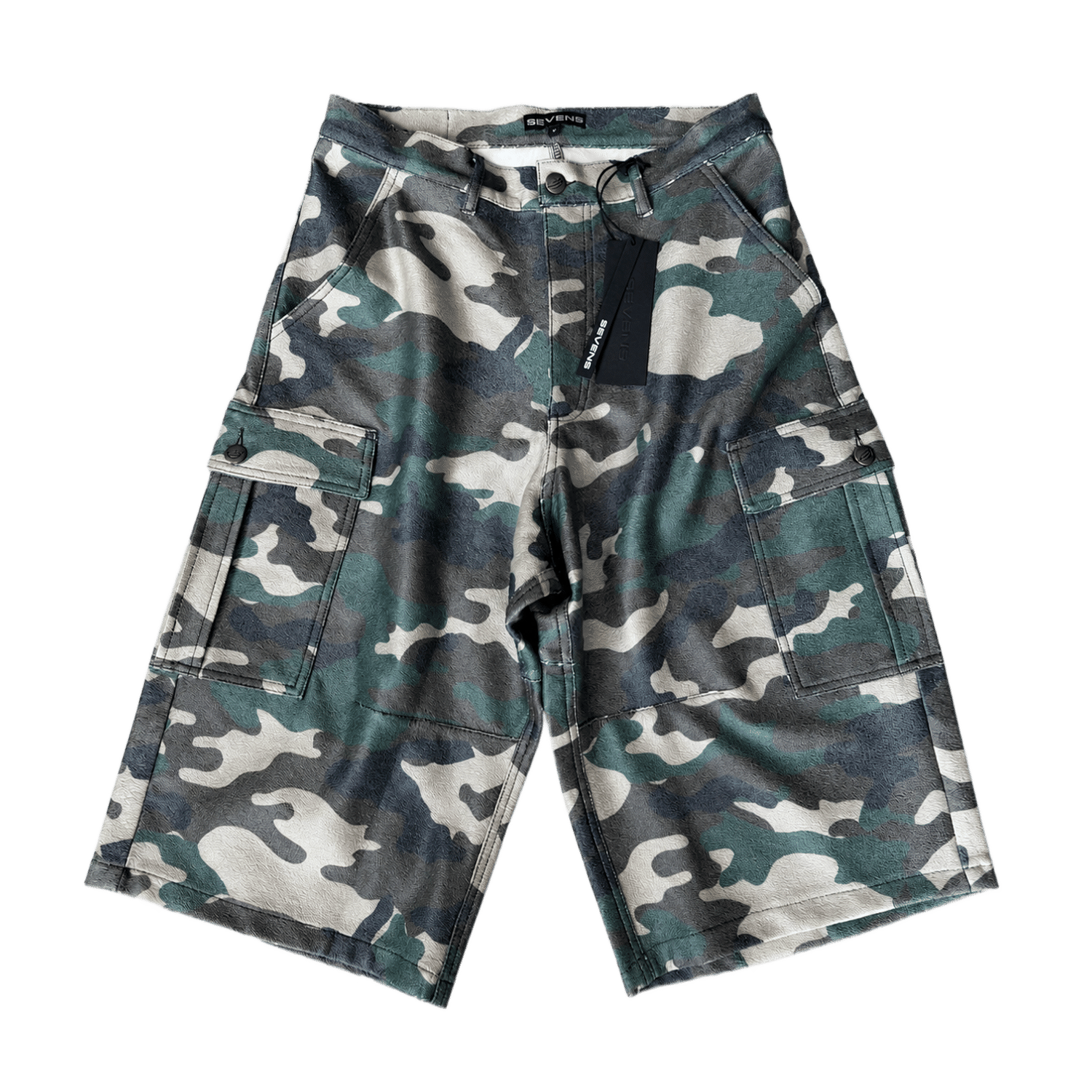 Triple Sevens Leather Camo Shorts
