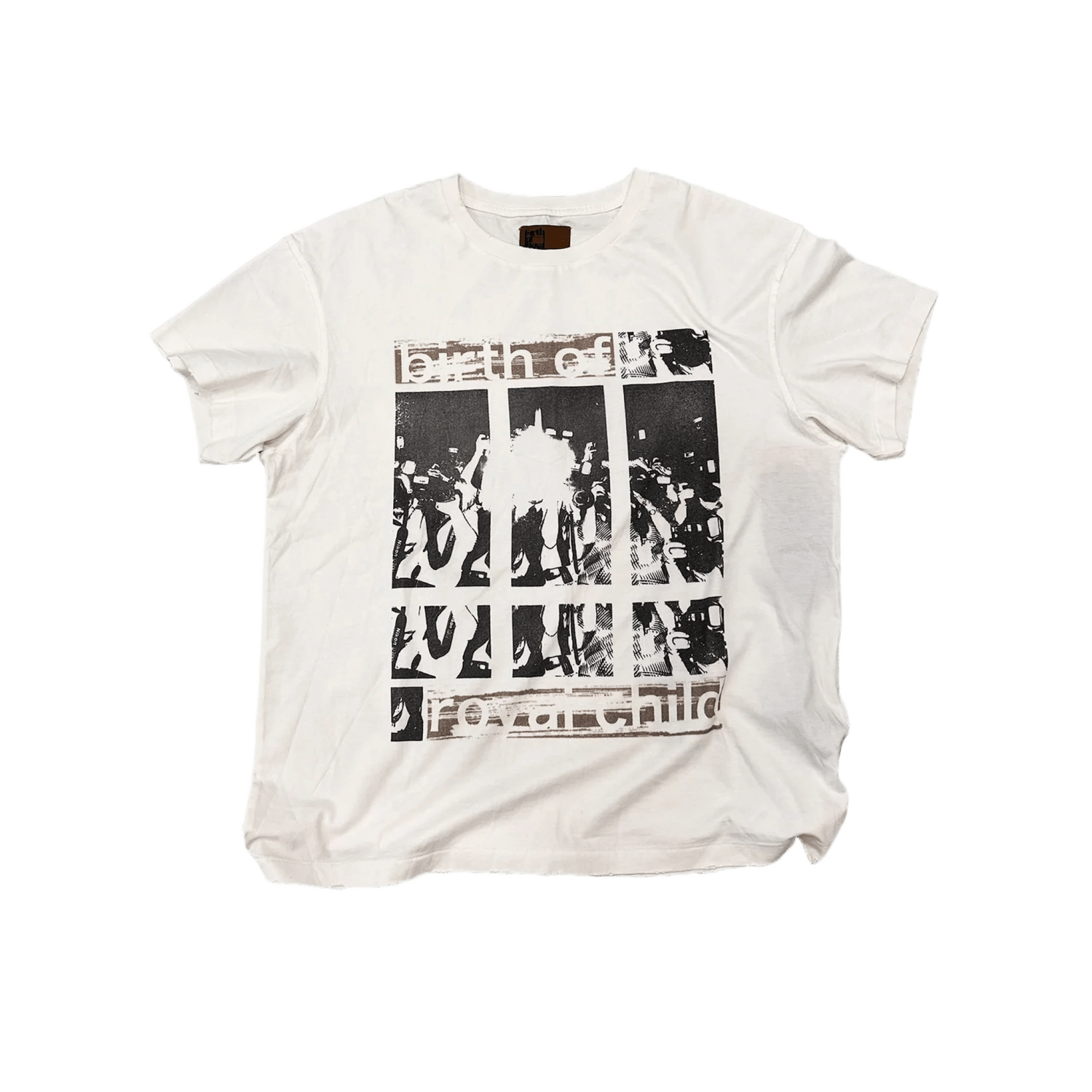 BIRTH OF ROYAL CHILD Birth of a Royal Child Flashlight Vintage T-Shirt Cream