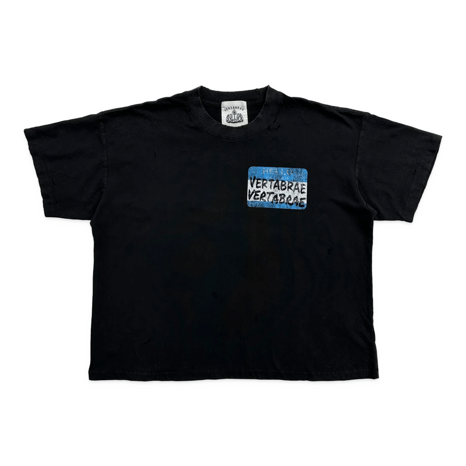 Vertabrae Hello My Name Is Vert T-Shirt Black