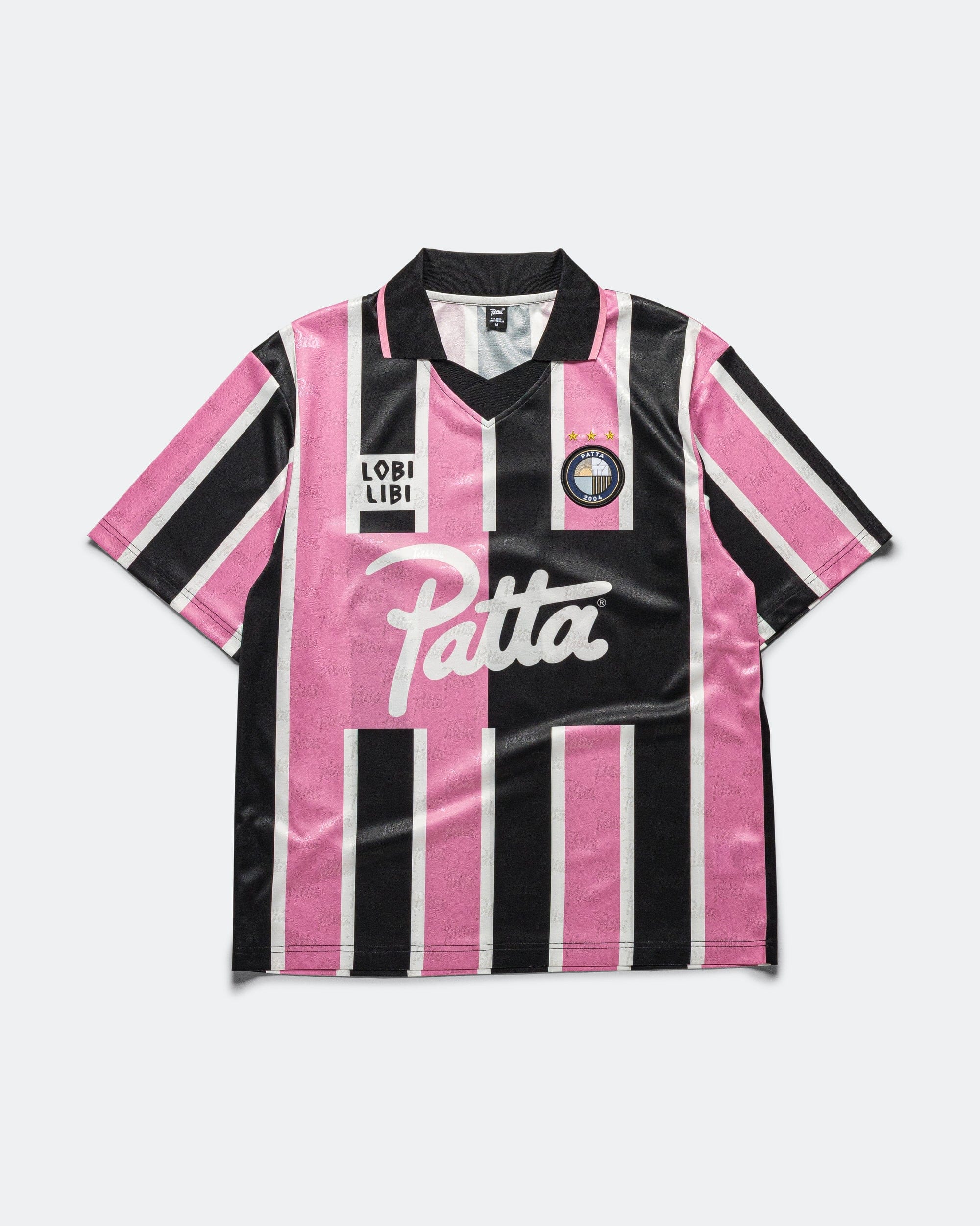 PATTA Stripe Football Jersey - Begonia Pinks