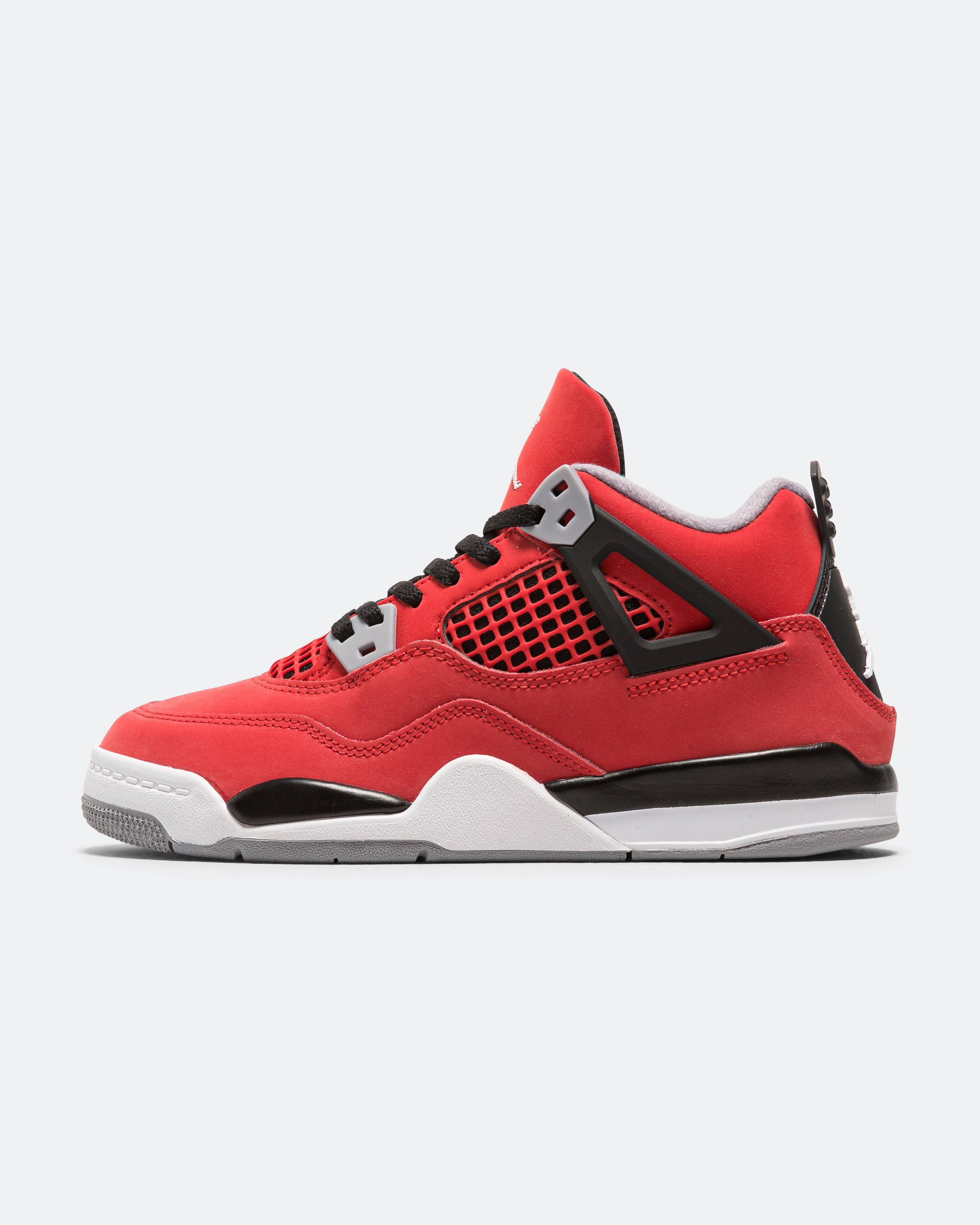 Air Jordan 4 Retro (PS) - Fire Red/White-Black-Cement Grey