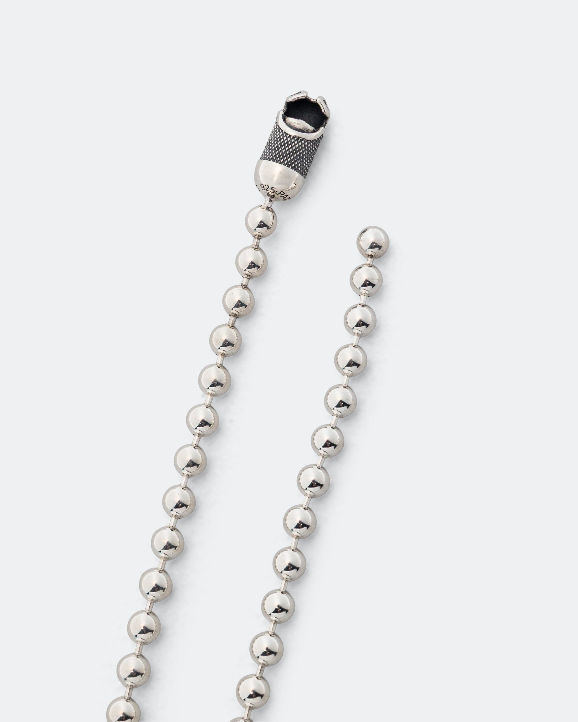 Good Art Hlywd Poplock Necklace 2A Goosebumps - B - 925 Silver