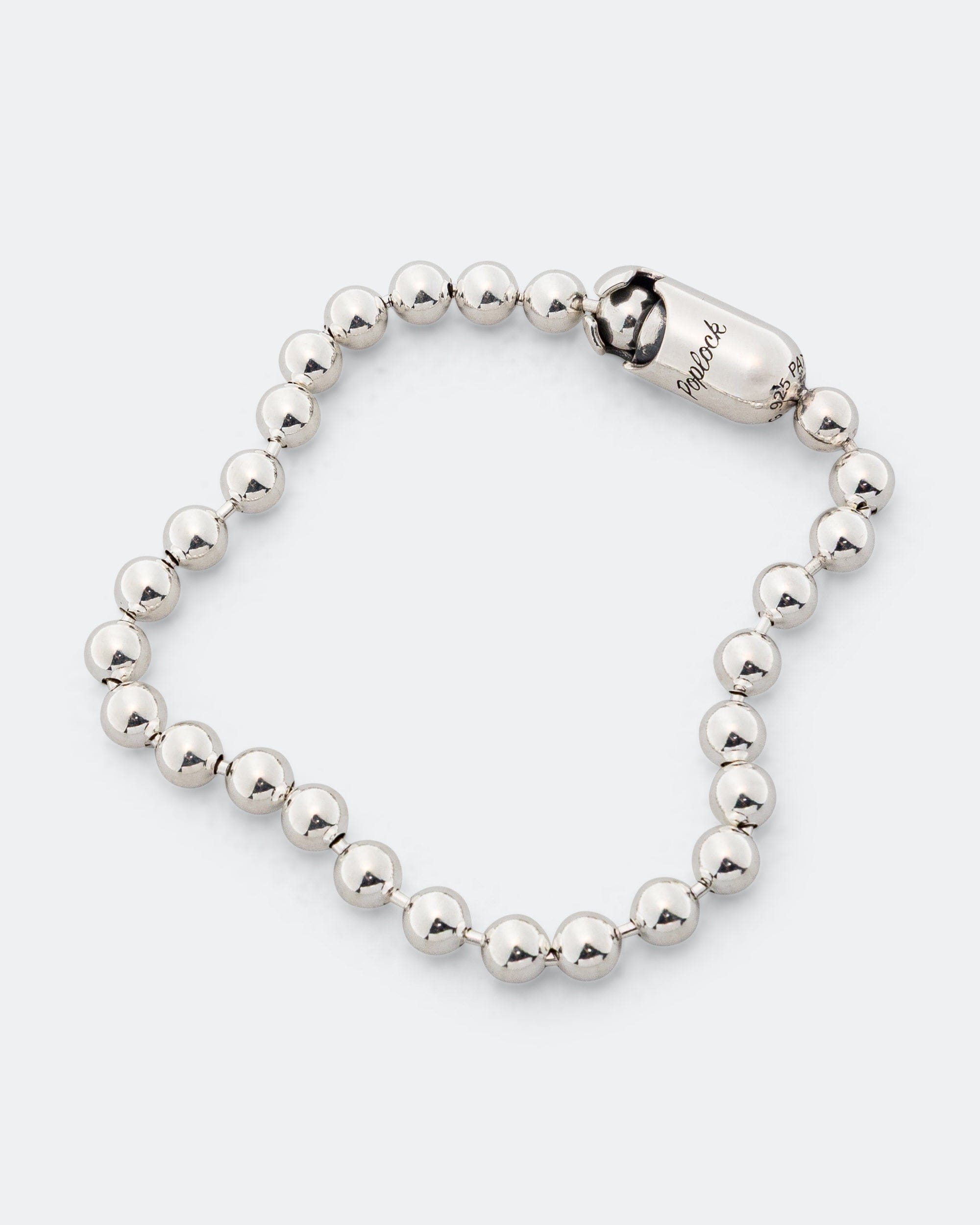 Good Art Hlywd Poplock Bracelet Logo - B - 925 Silver