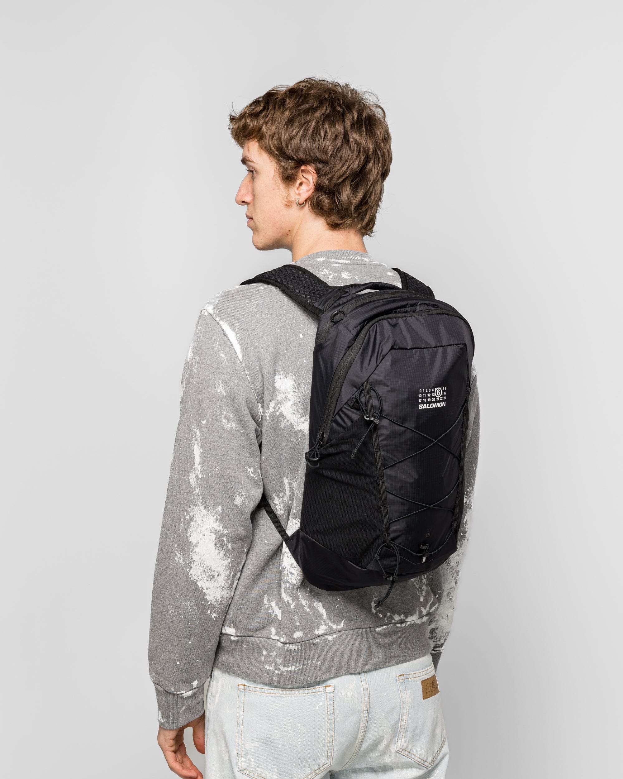MM6 XT-15 Backpack + Raincover x Salomon - Black/White