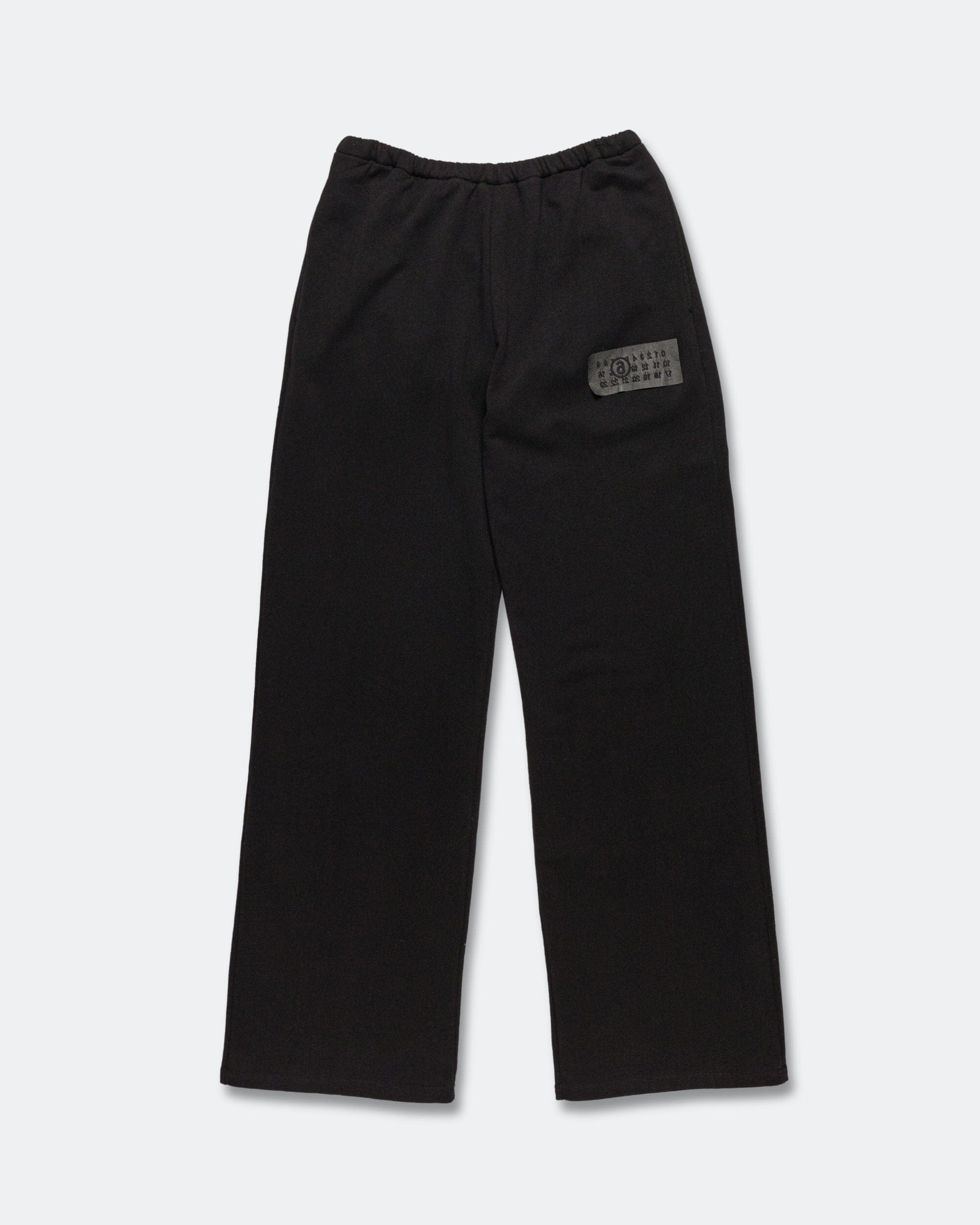 MM6 Unbrushed Numeric Sweatpants - Black
