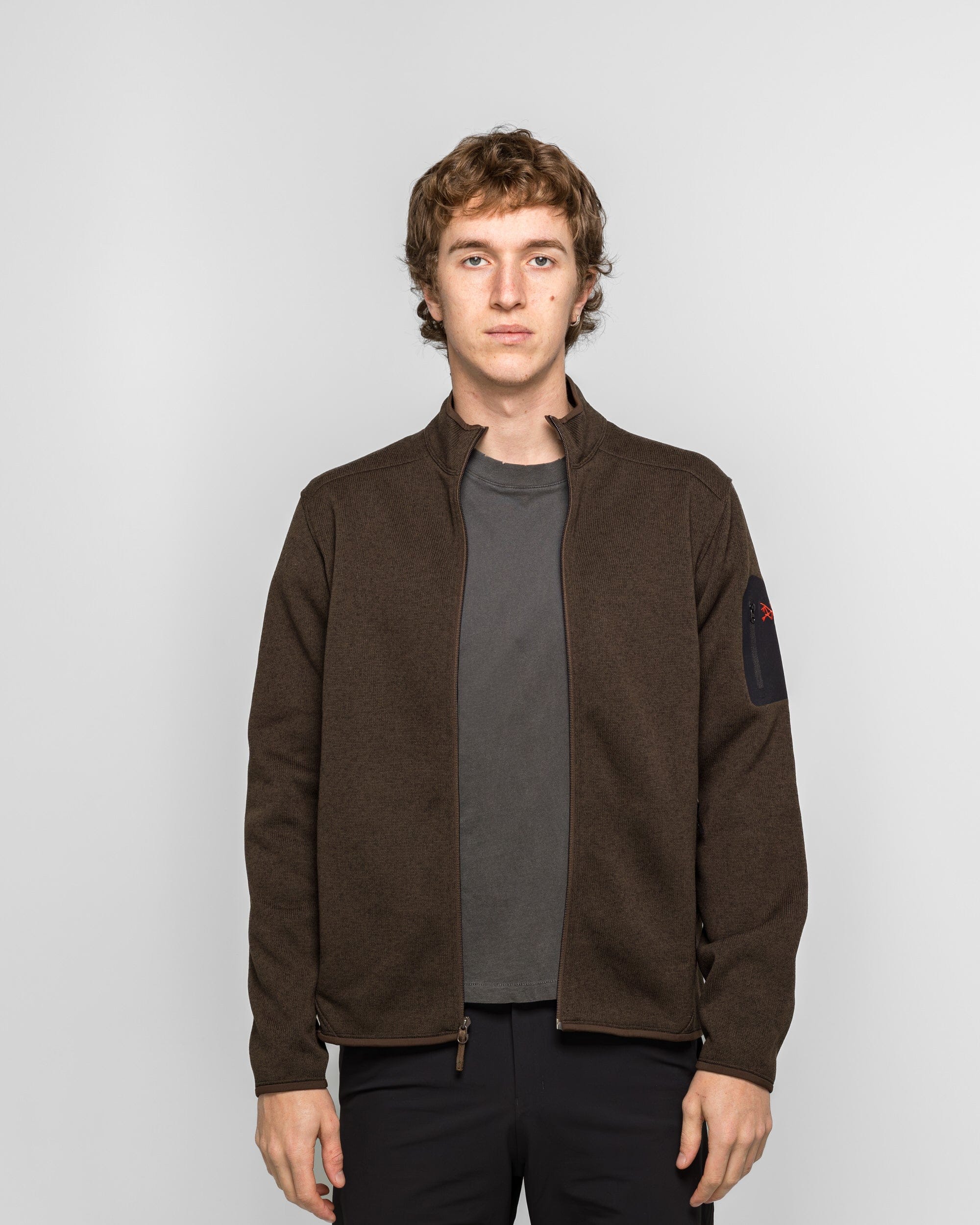 Arc'Teryx Covert Cardigan - Carob Heather/Black
