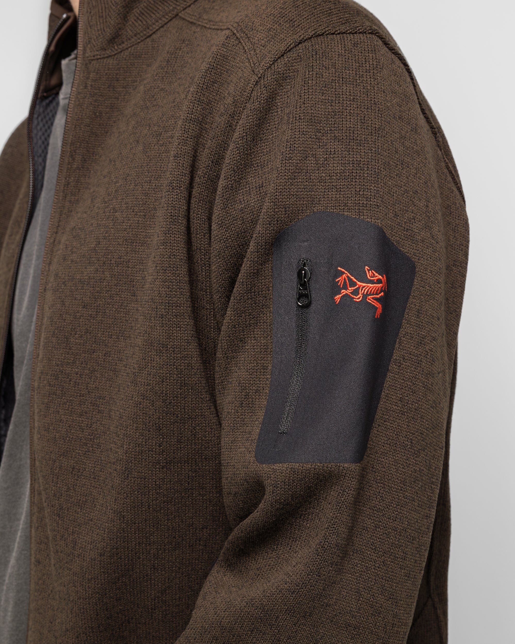 Arc'Teryx Covert Cardigan - Carob Heather/Black
