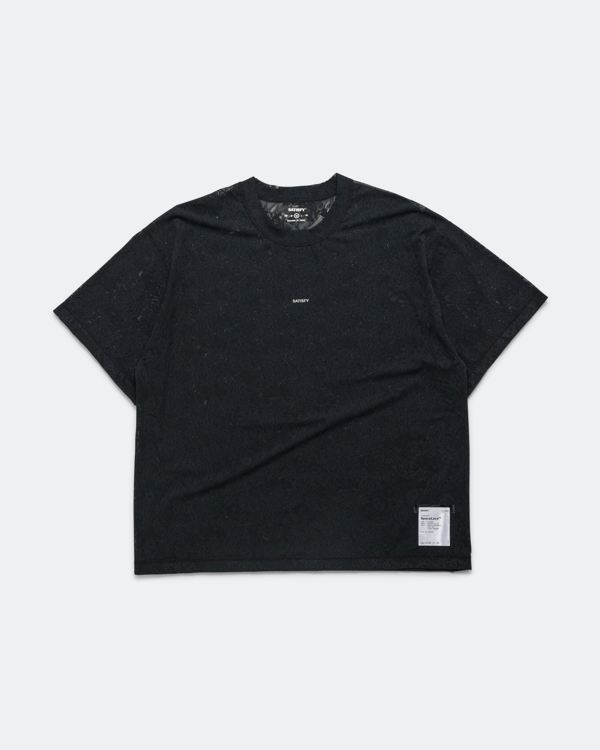 Satisfy Space-Lace T-Shirt - Black SA