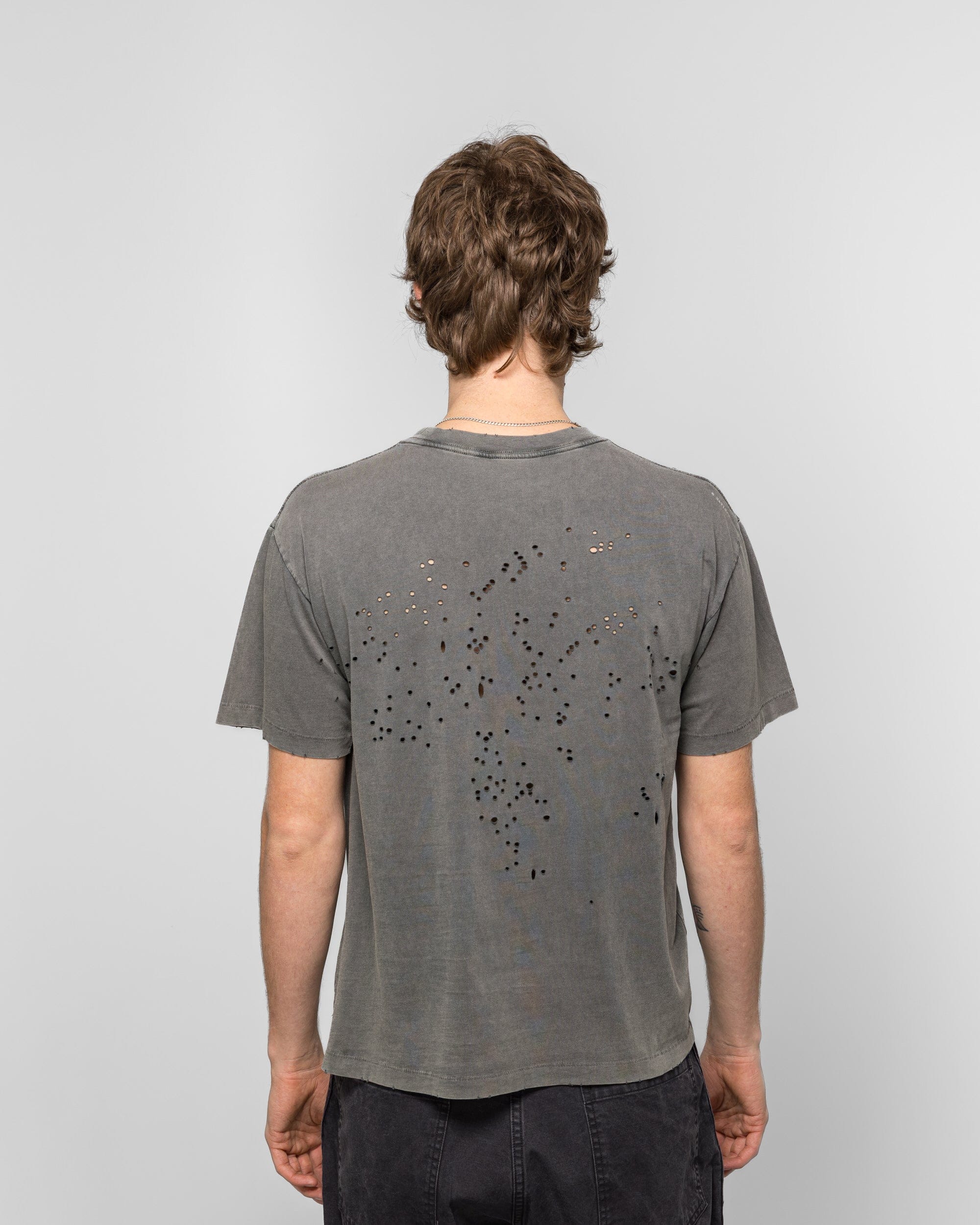 Satisfy MothTech Off-Road Eagle T-Shirt - Faded Black