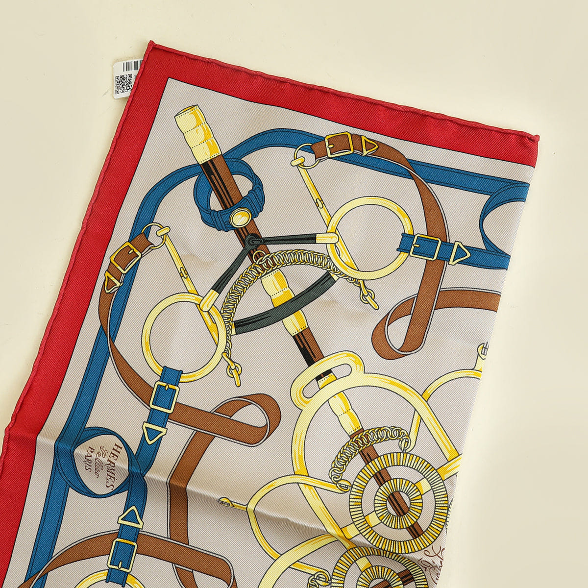 Hermes Tricolor Electrique Twill Scarf