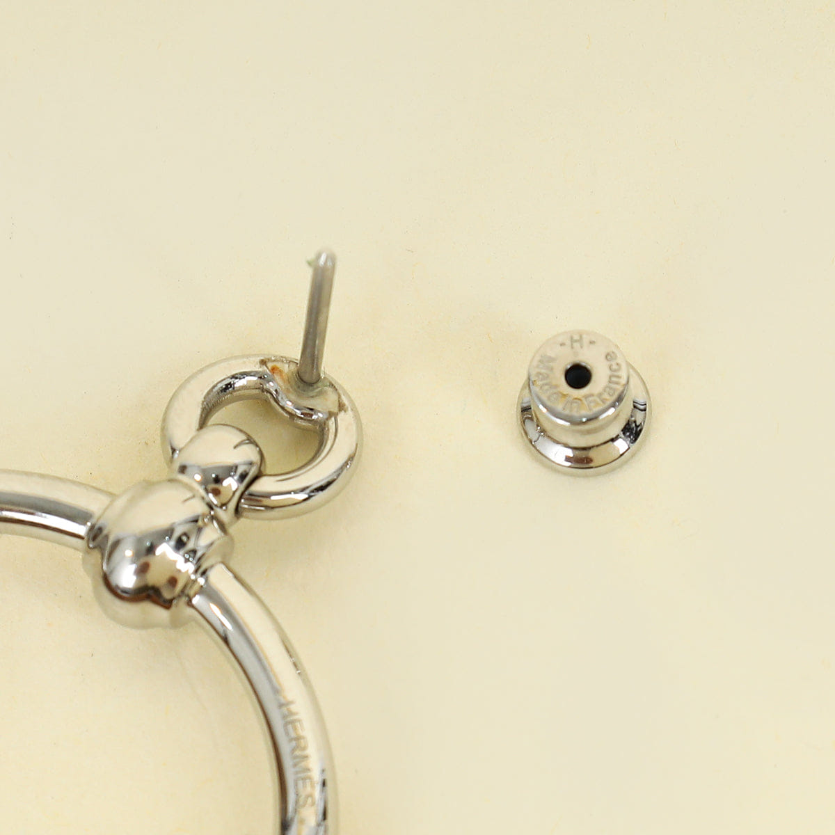 Hermes Fauve Loop Earrings