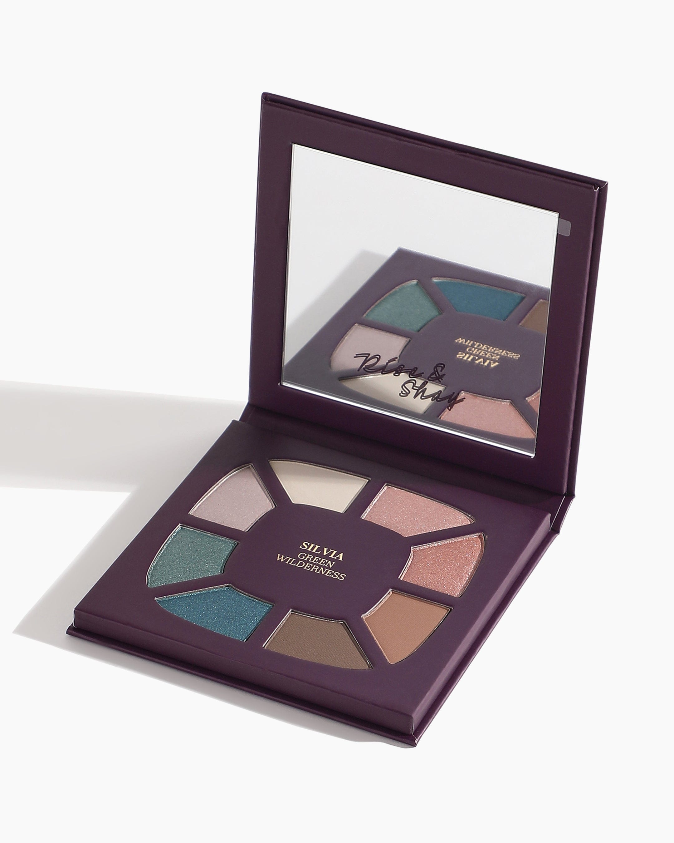 Shay Up Eye Shadow Palettes - Silvia (Green Wilderness)