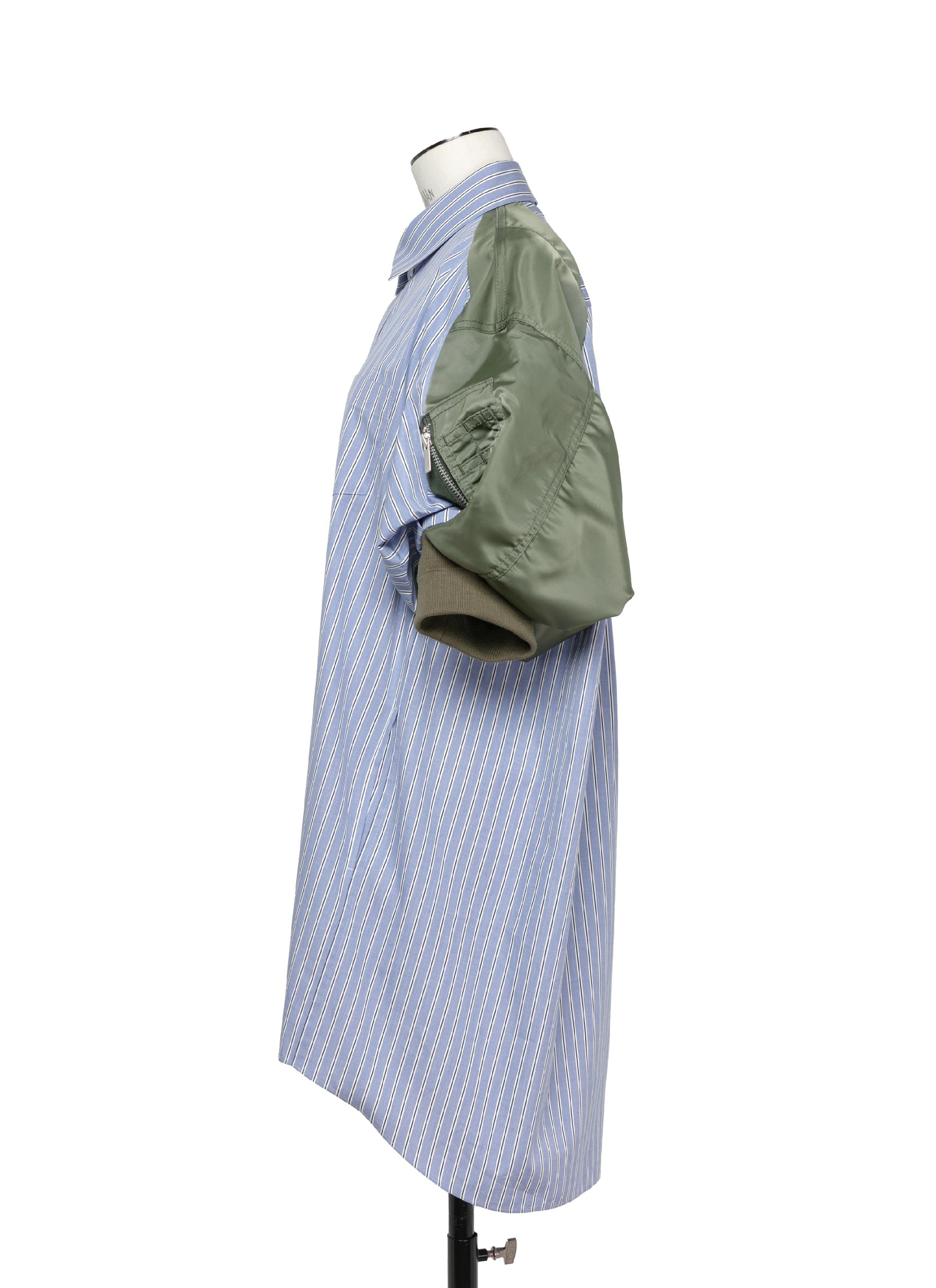 Cotton Poplin x Nylon Twill Dress
