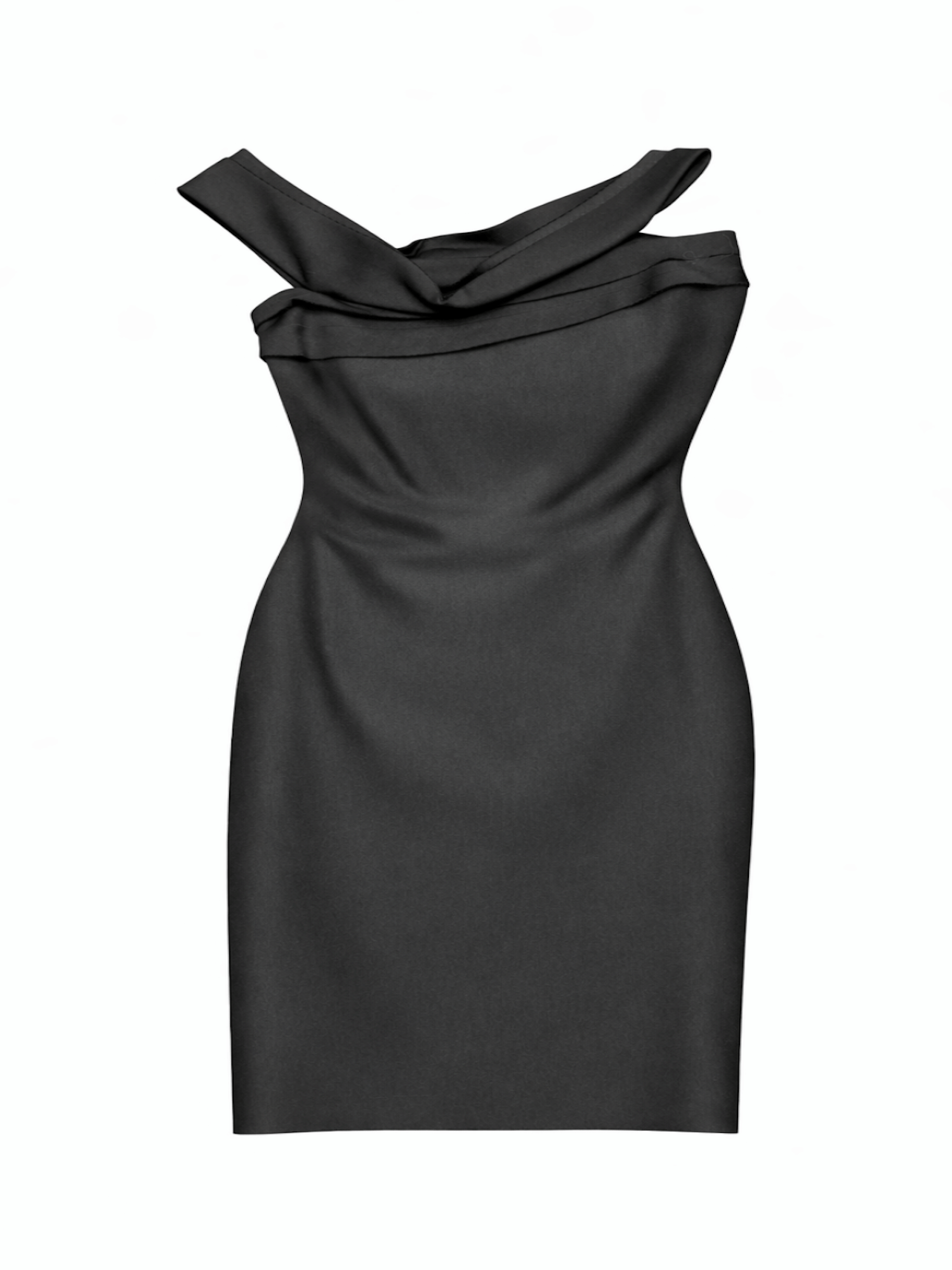 Lanvin Runway Cocktail Rhinestone Dress Black
