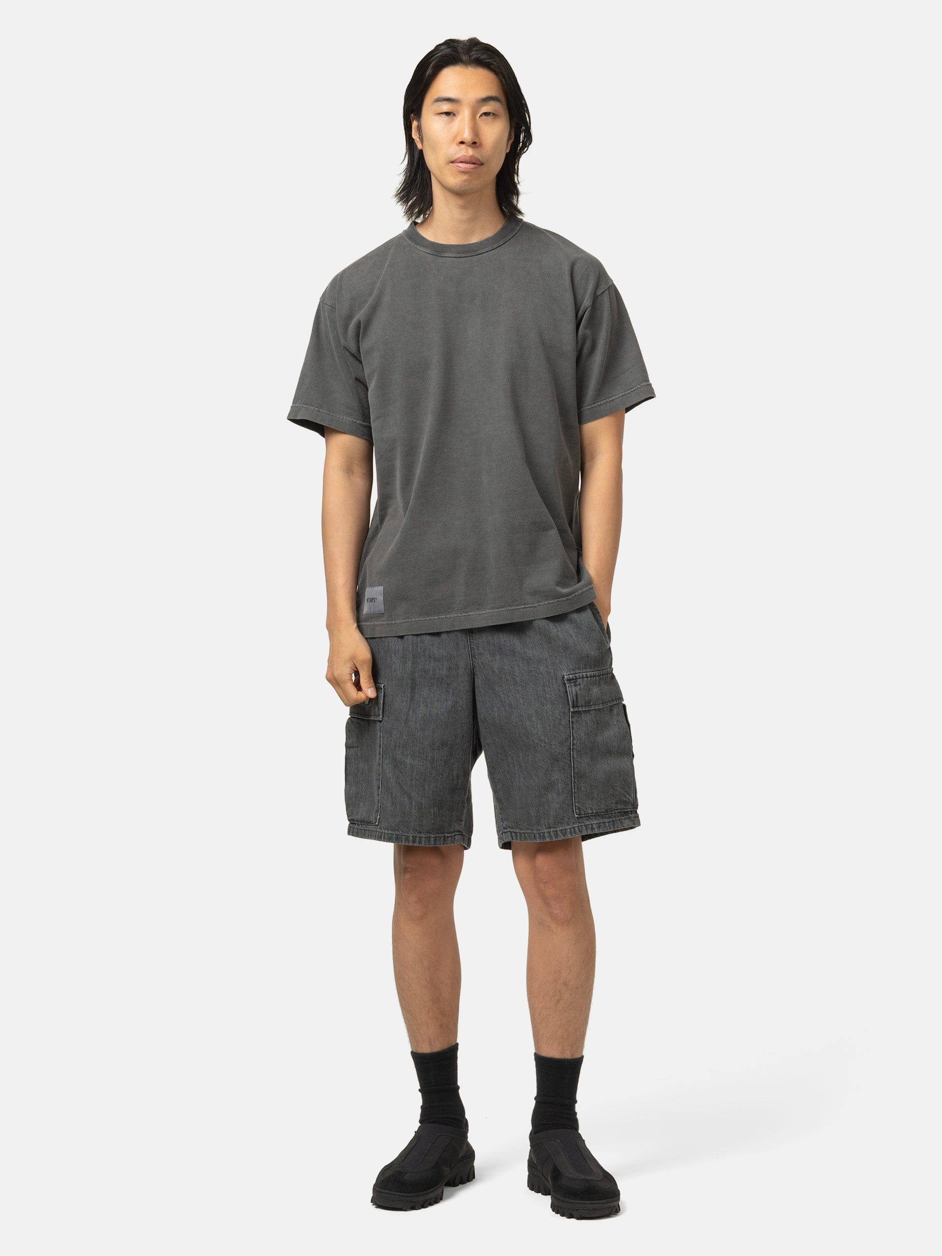 WTAPS MILS2301 / Shorts / Cotton. Denim Black