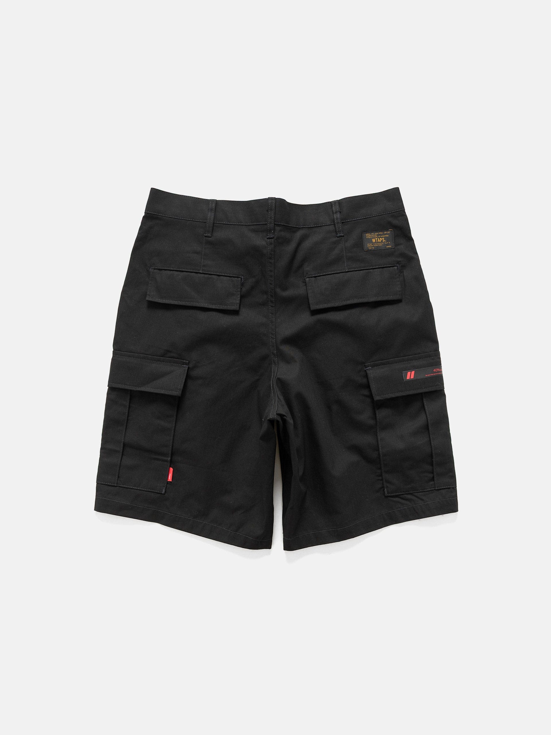 WTAPS MILS9601 / Shorts / Cotton. Ripstop Black