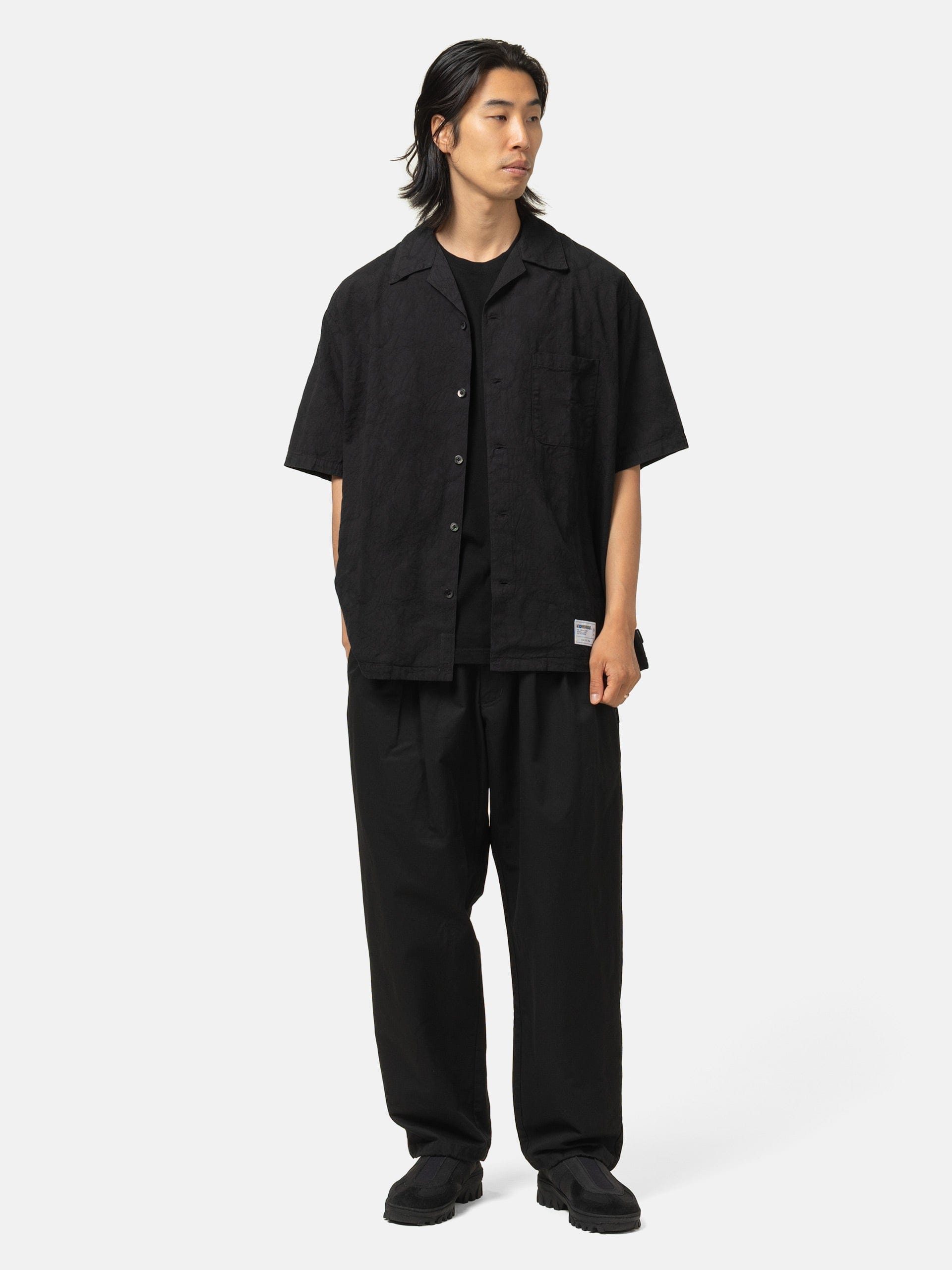 Neighborhood Baggy Silhouette Easy Pants Black