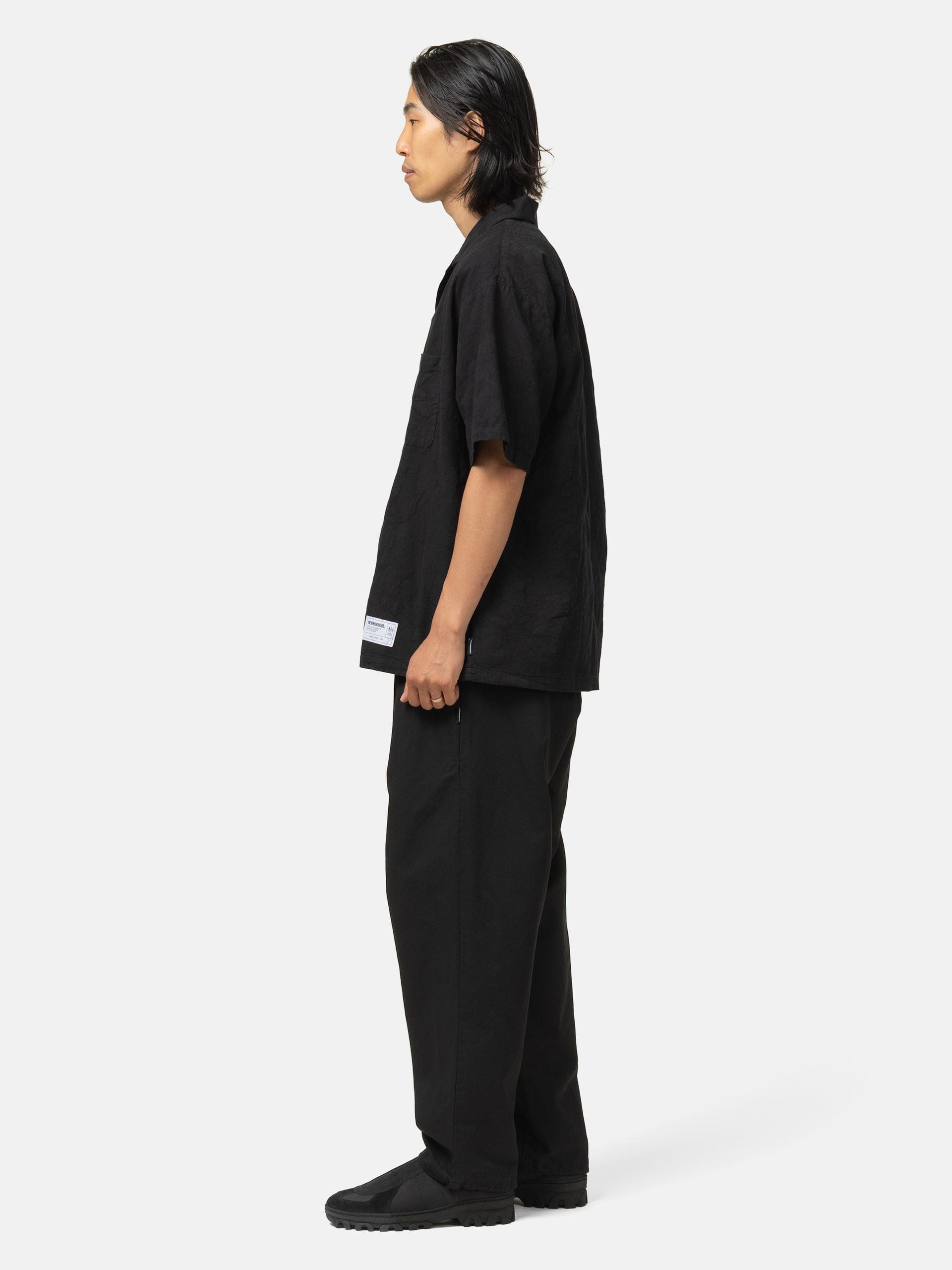 Neighborhood Baggy Silhouette Easy Pants Black