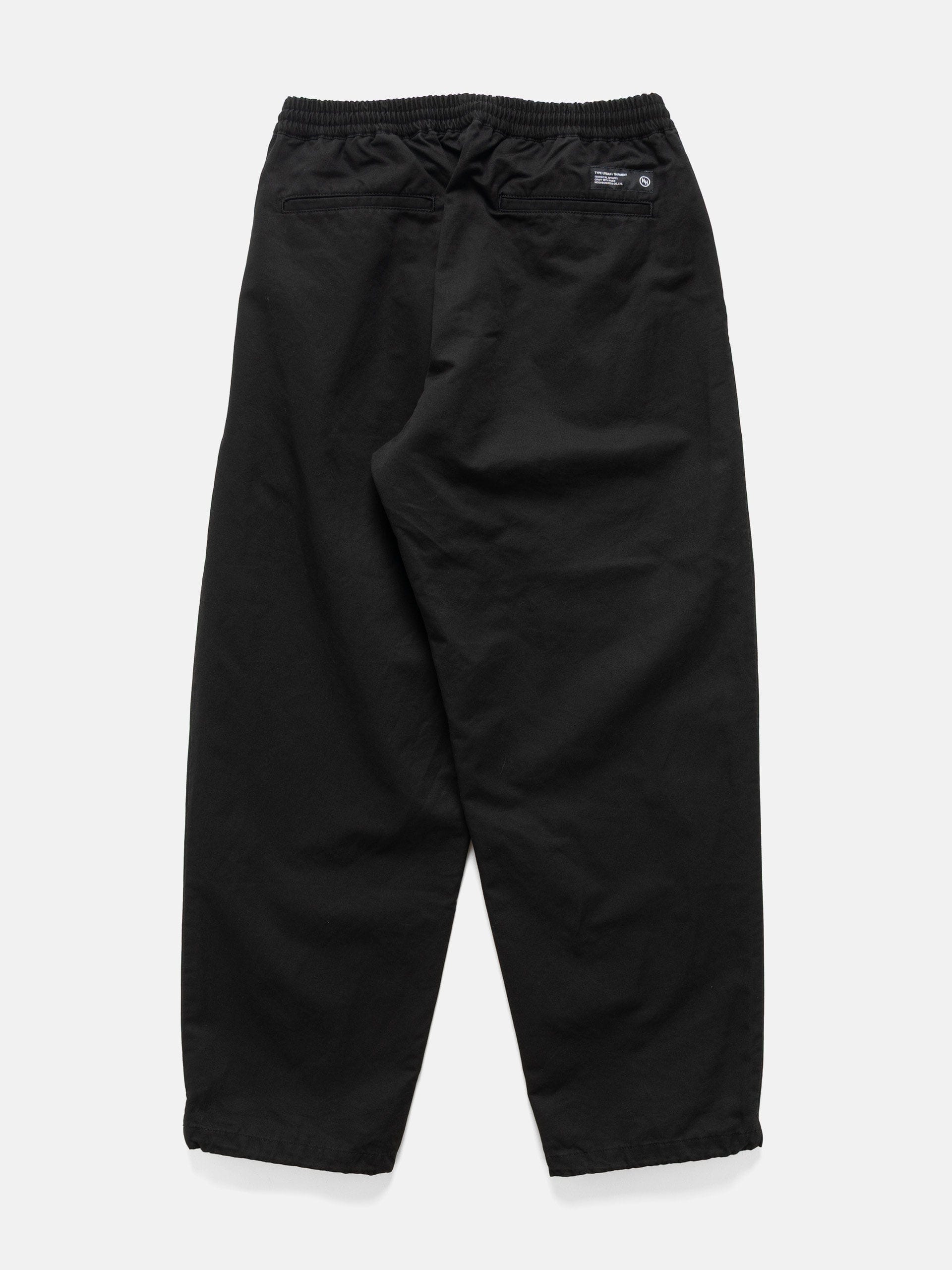 Neighborhood Baggy Silhouette Easy Pants Black