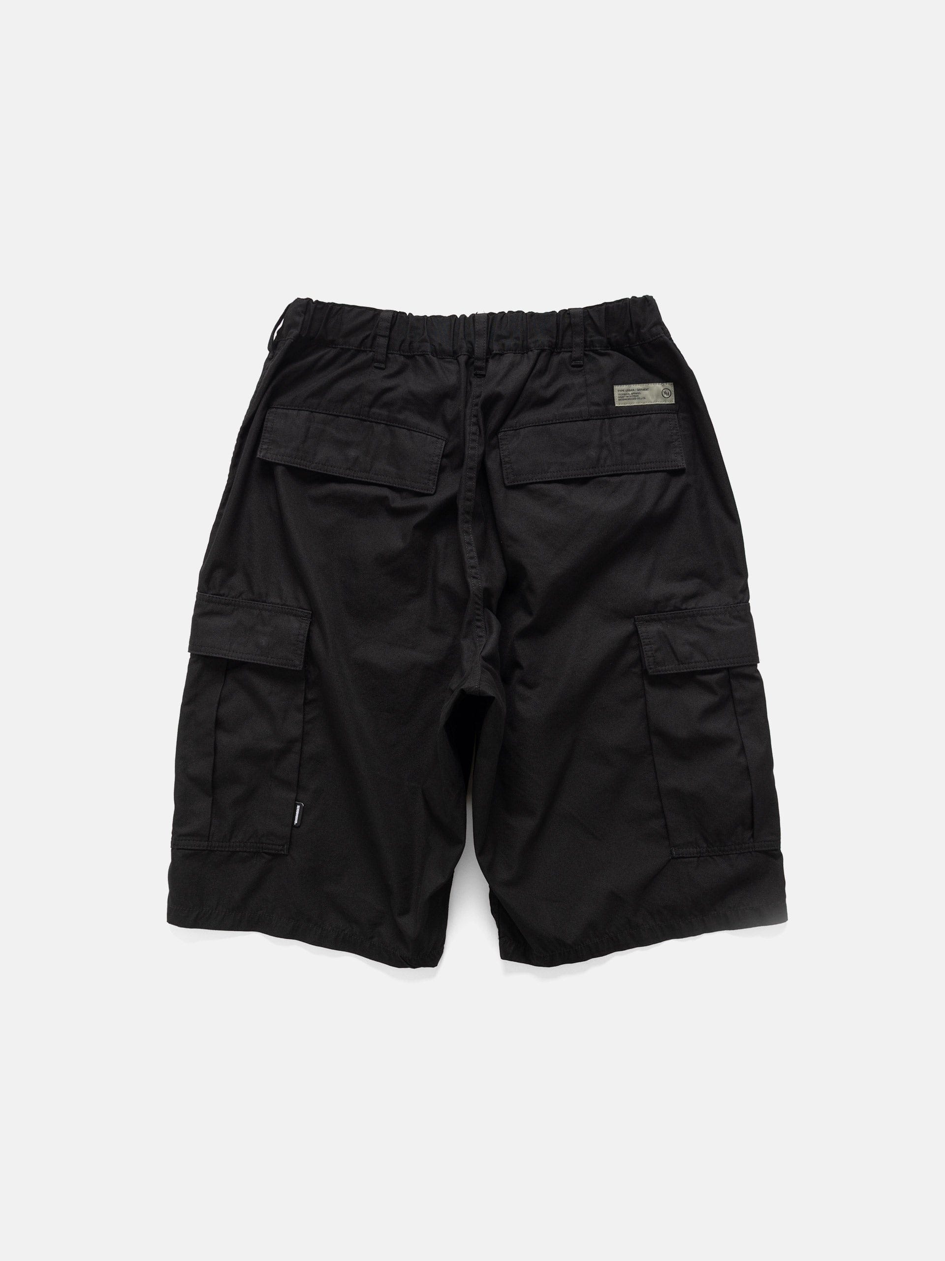 Neighborhood Wide Cargo Short Pants Black