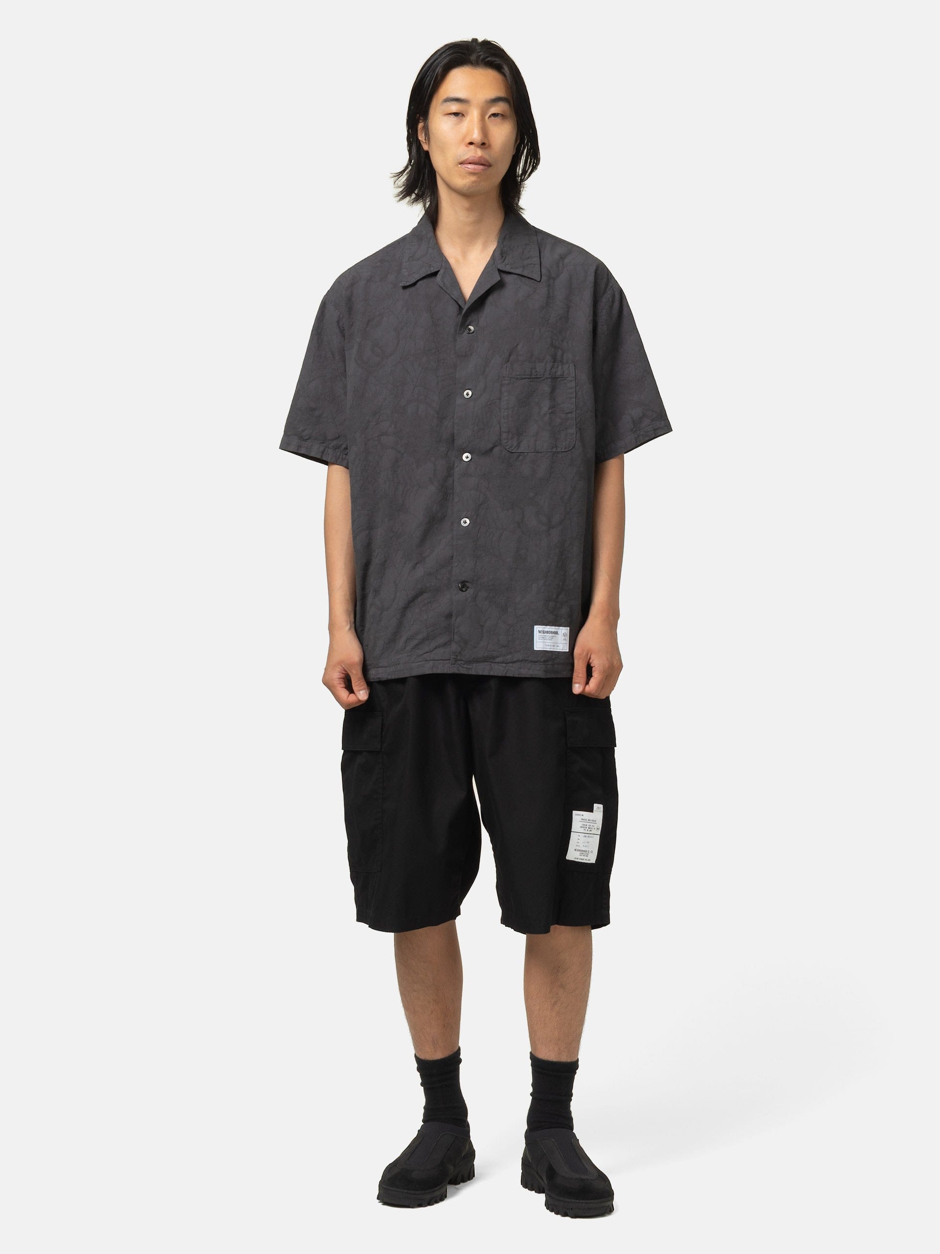 Neighborhood JQ Shirt SS Charcoal