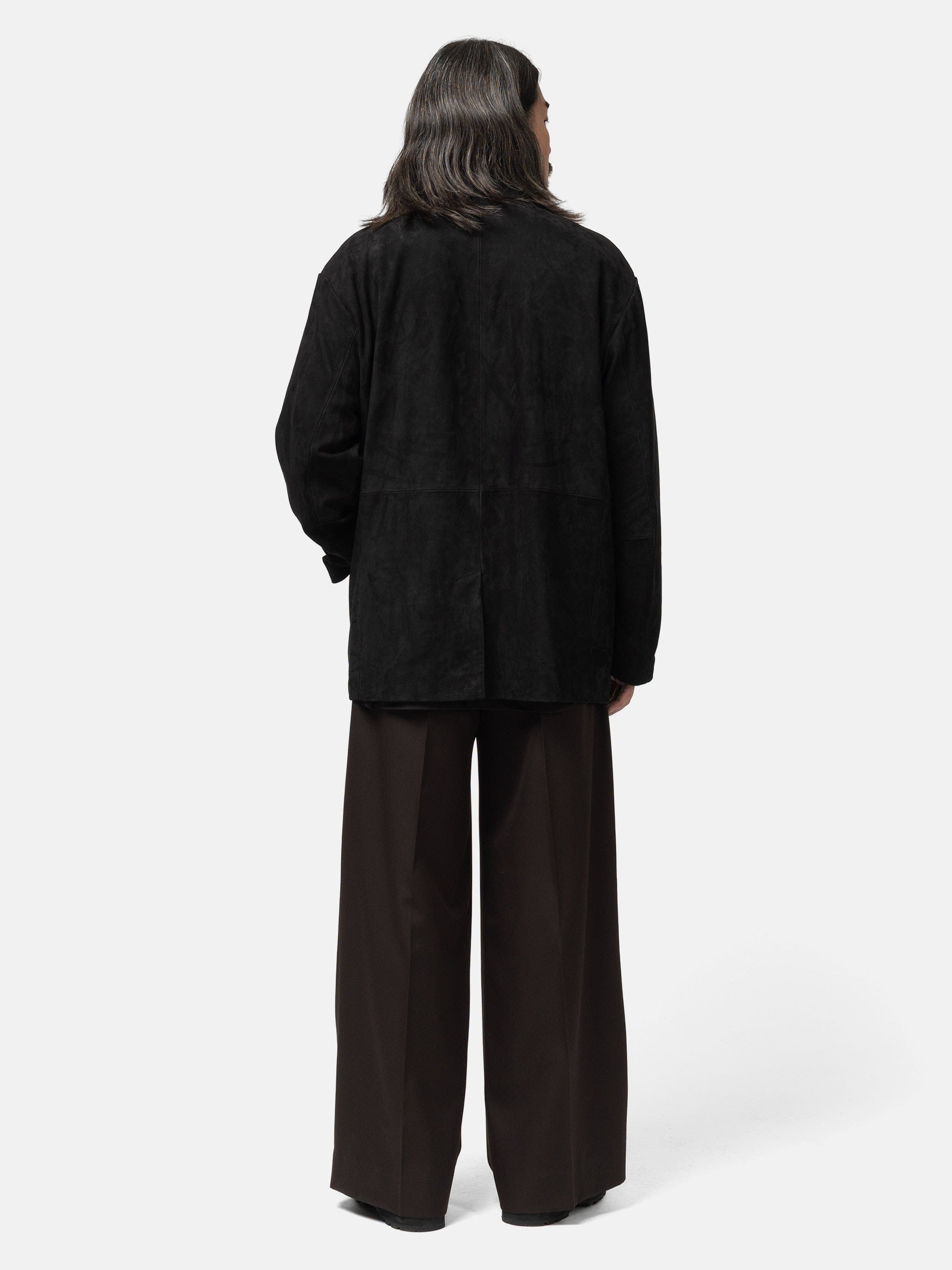 ssstein Extra Wide Trousers Dark Brown