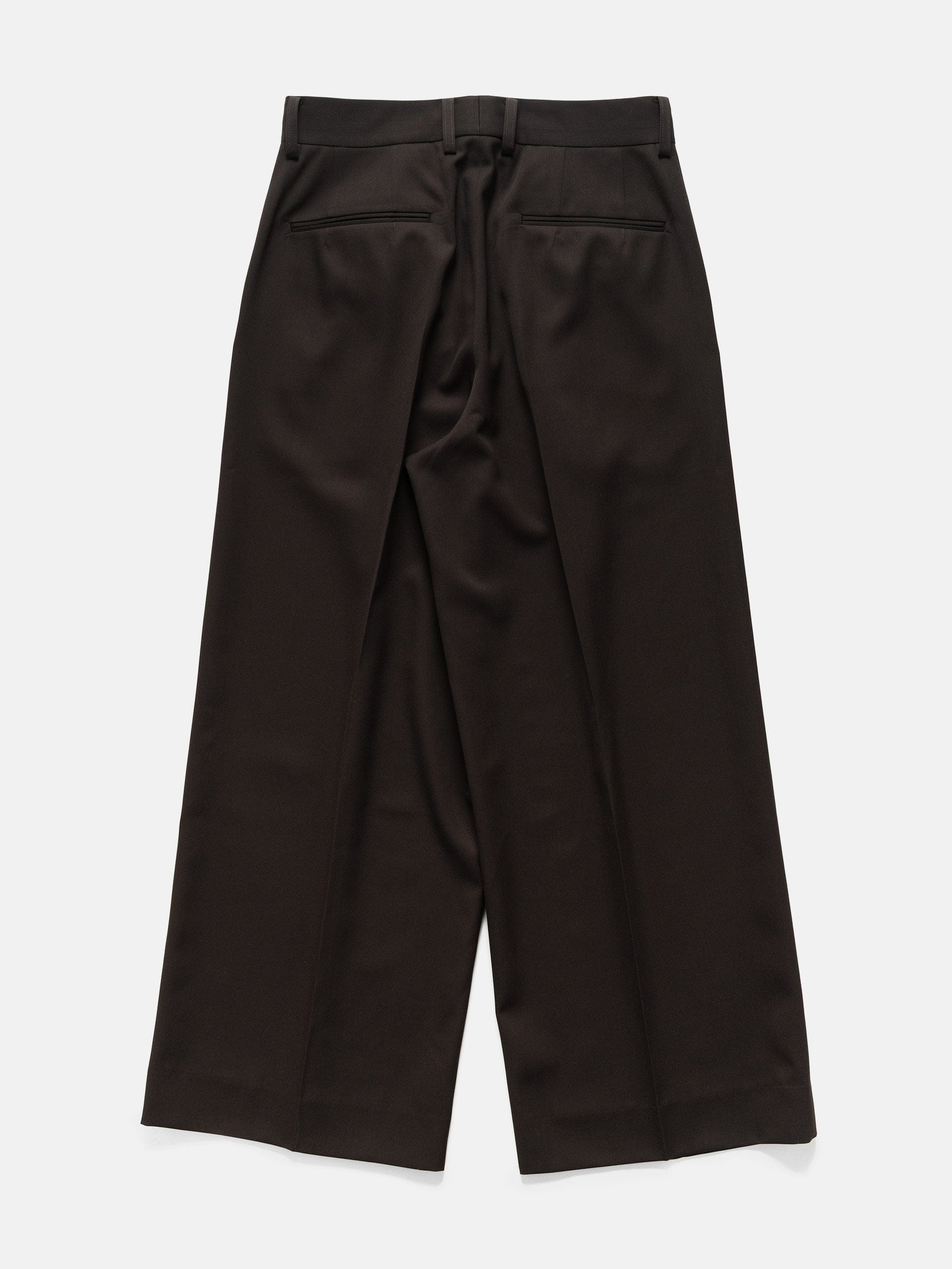 ssstein Extra Wide Trousers Dark Brown