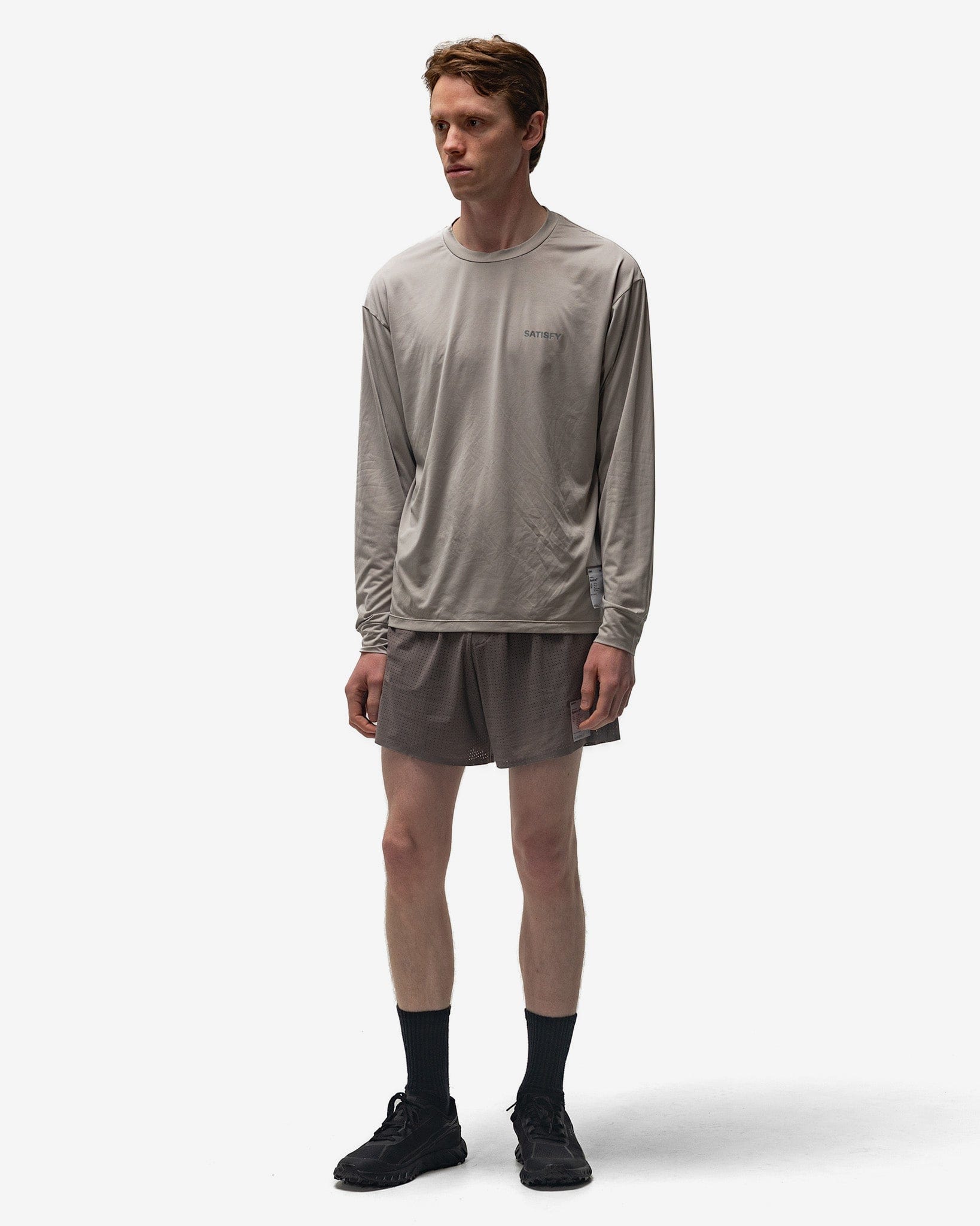 Satisfy Space-O 5 Shorts Deep Taupe
