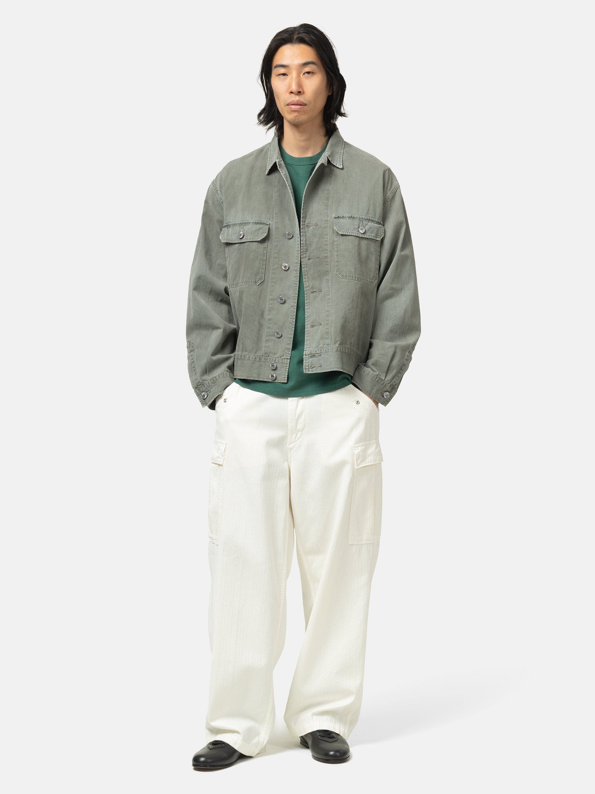 A.PRESSE Vintage US Army M-51 Field Pants White