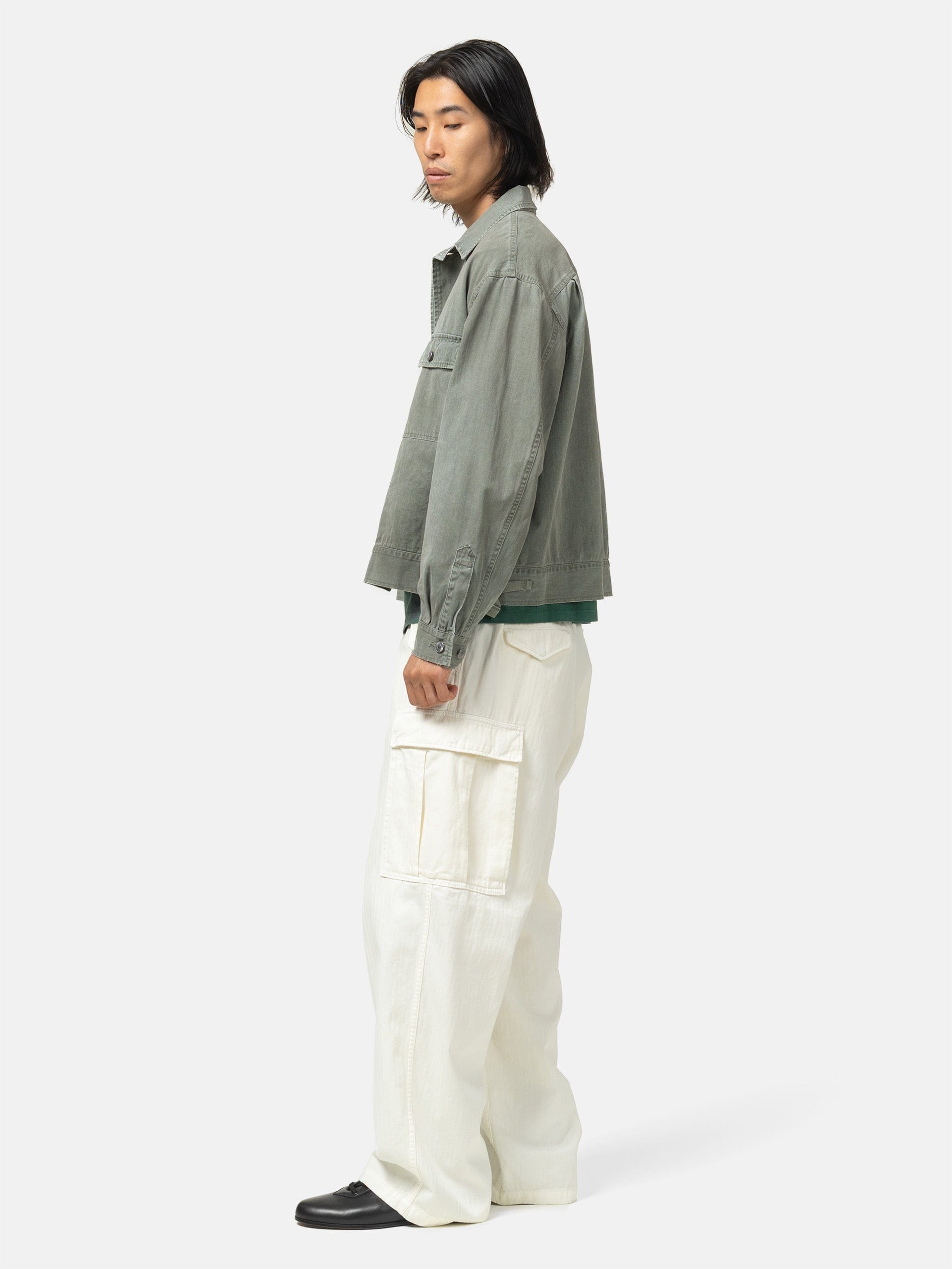 A.PRESSE Vintage US Army M-51 Field Pants White