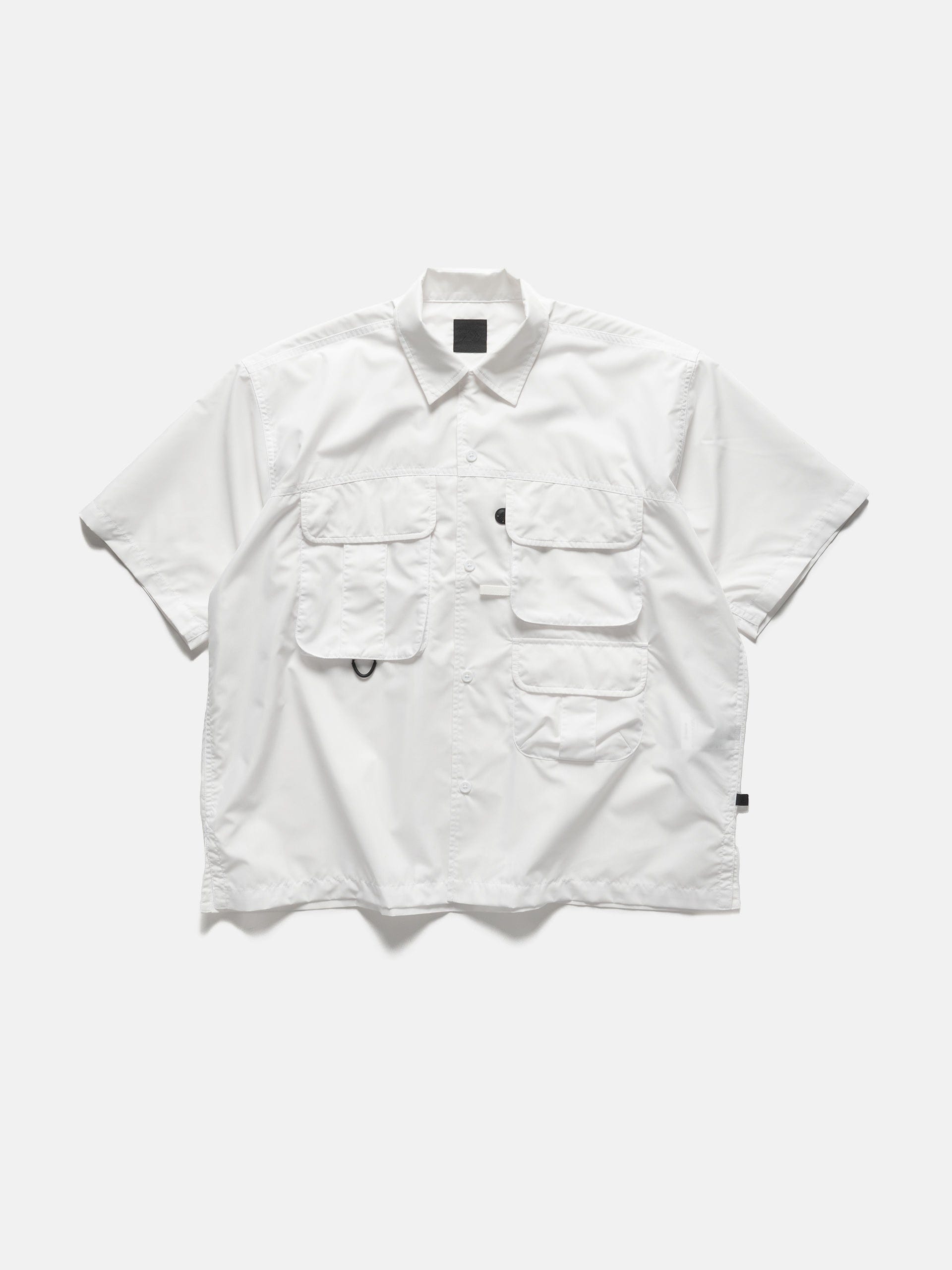 DAIWA Tech Multi Tool Pocket Shirt S/S Solid White