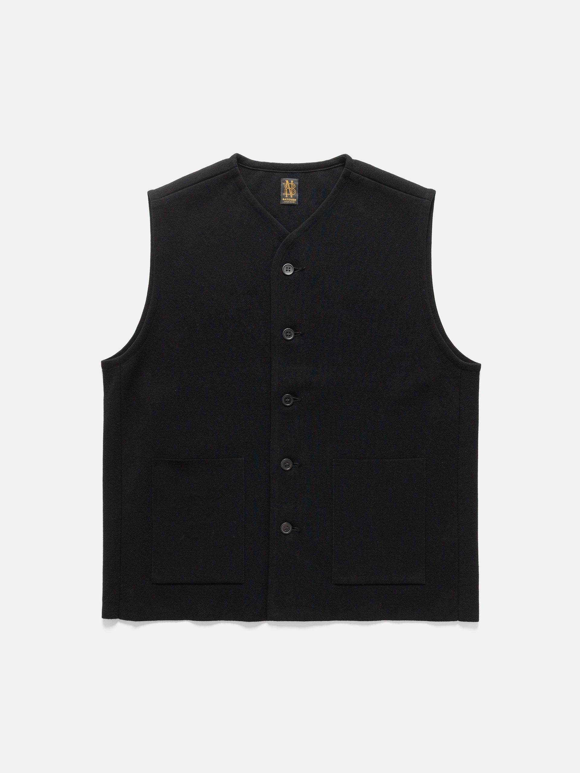 Batoner Milano Rib Vest Black