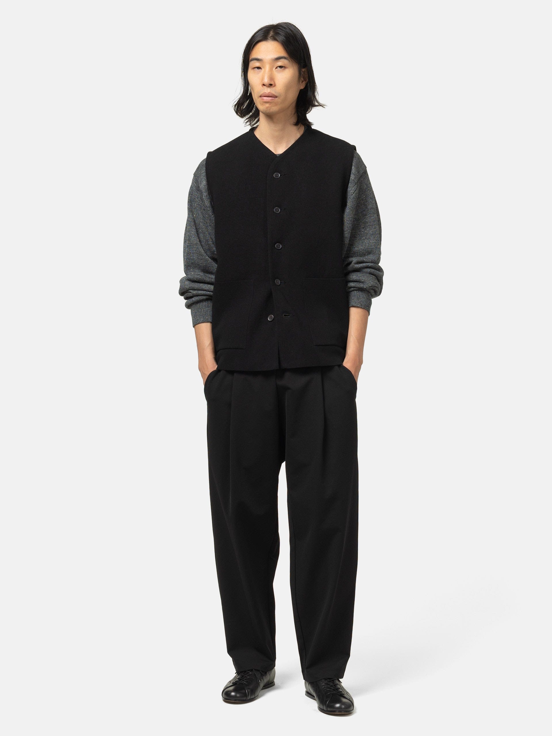 Batoner Milano Rib Vest Black