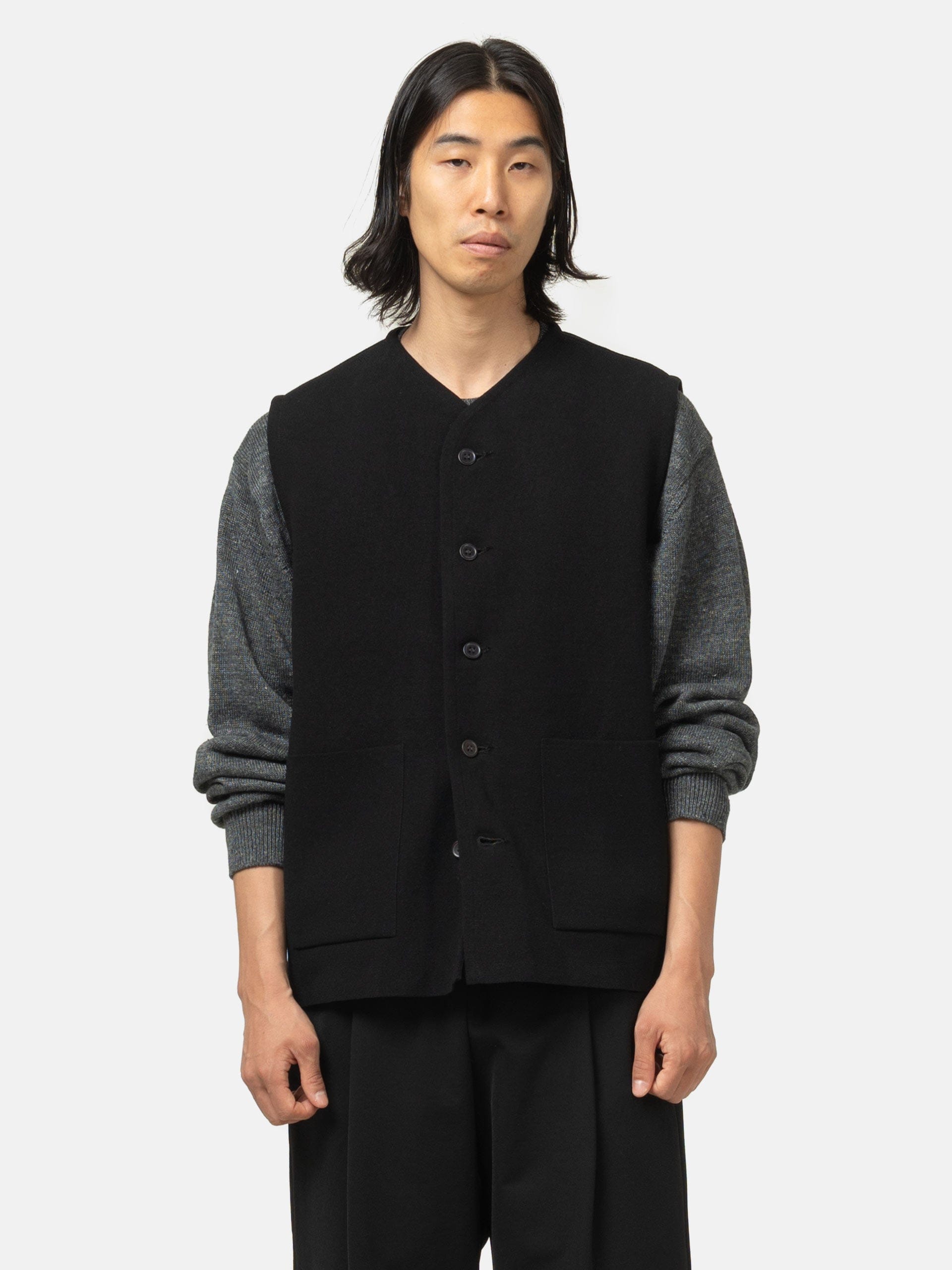 Batoner Milano Rib Vest Black