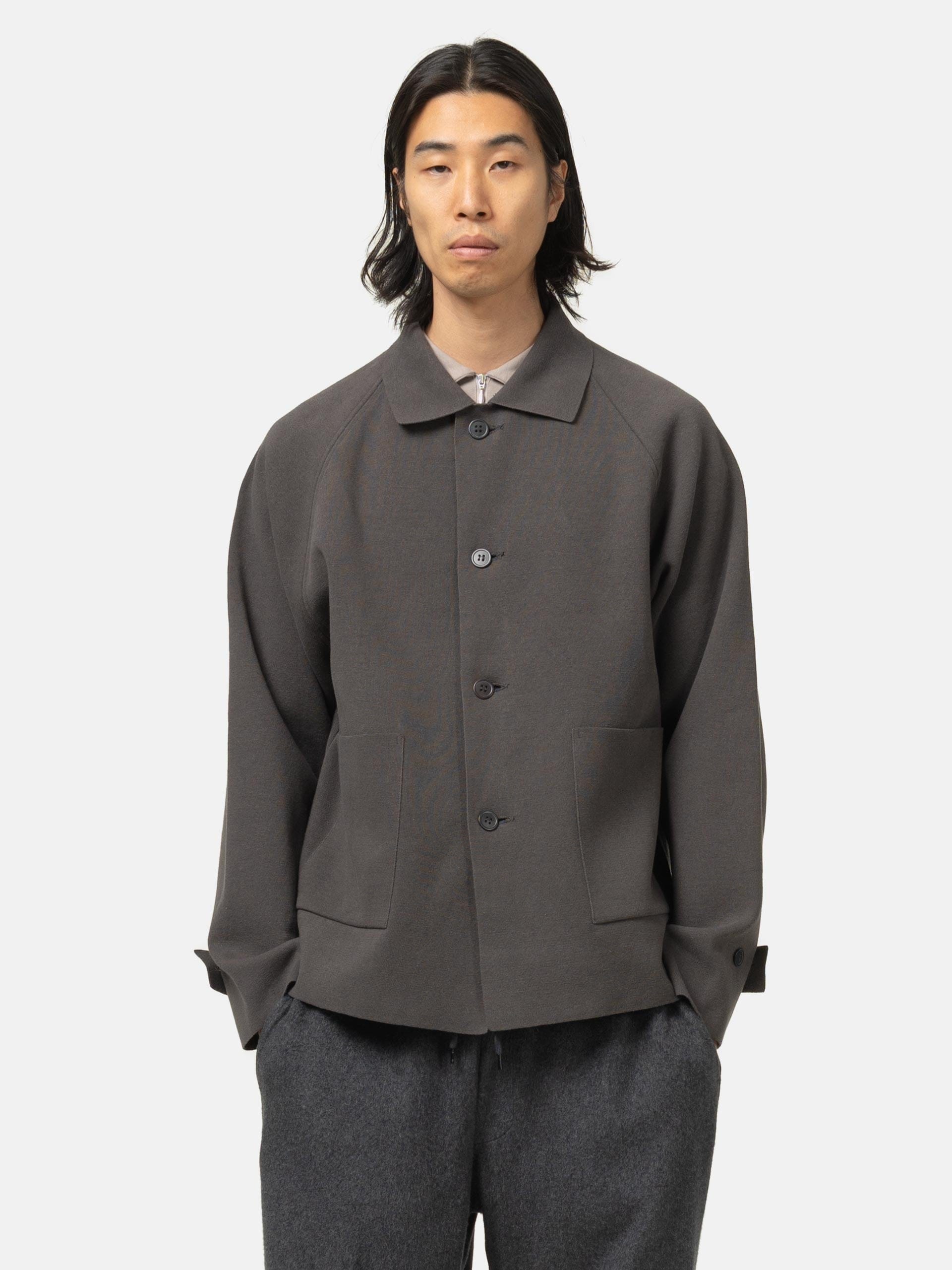 Batoner Milano Rib Coverall Cardigan Gray