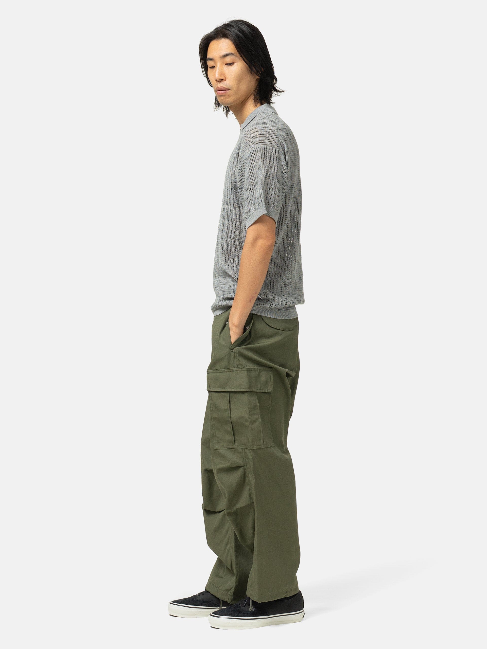 WTAPS MILT0001 / Trousers / Cotton. Cnvs Olive Drab