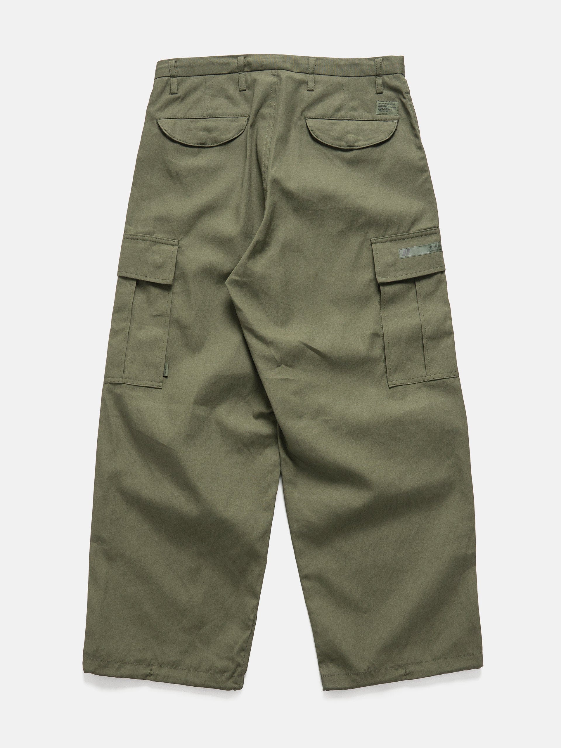 WTAPS MILT0001 / Trousers / Cotton. Cnvs Olive Drab