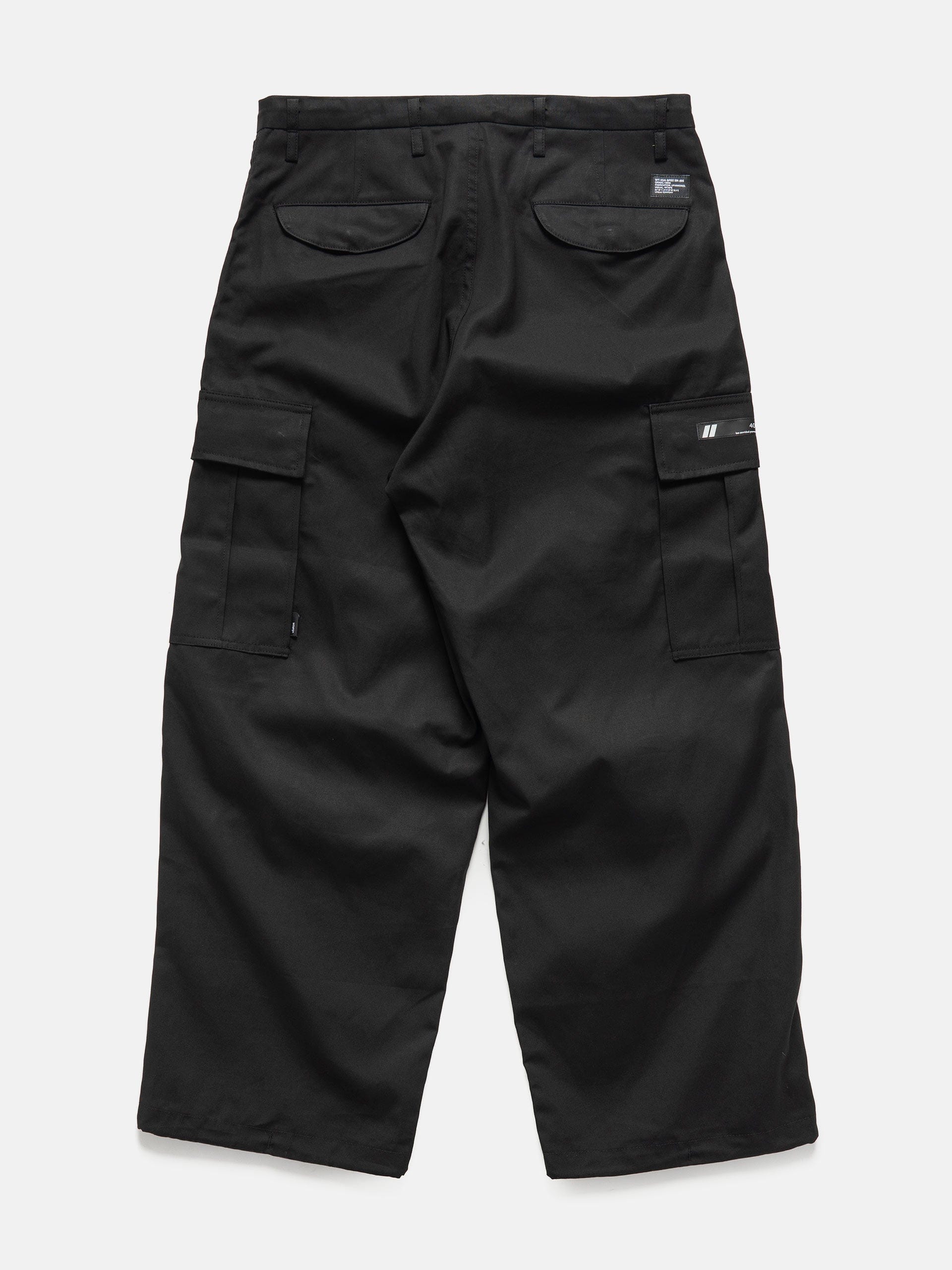 WTAPS MILT0001 / Trousers / Cotton. Cnvs Black