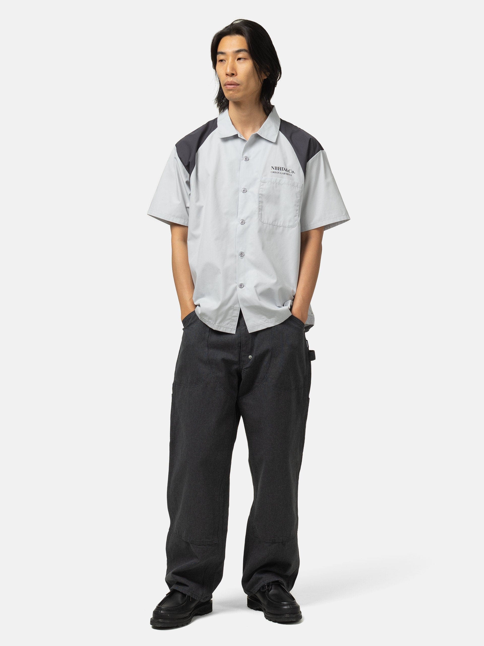 Neighborhood Double Knee Duck Pants Black