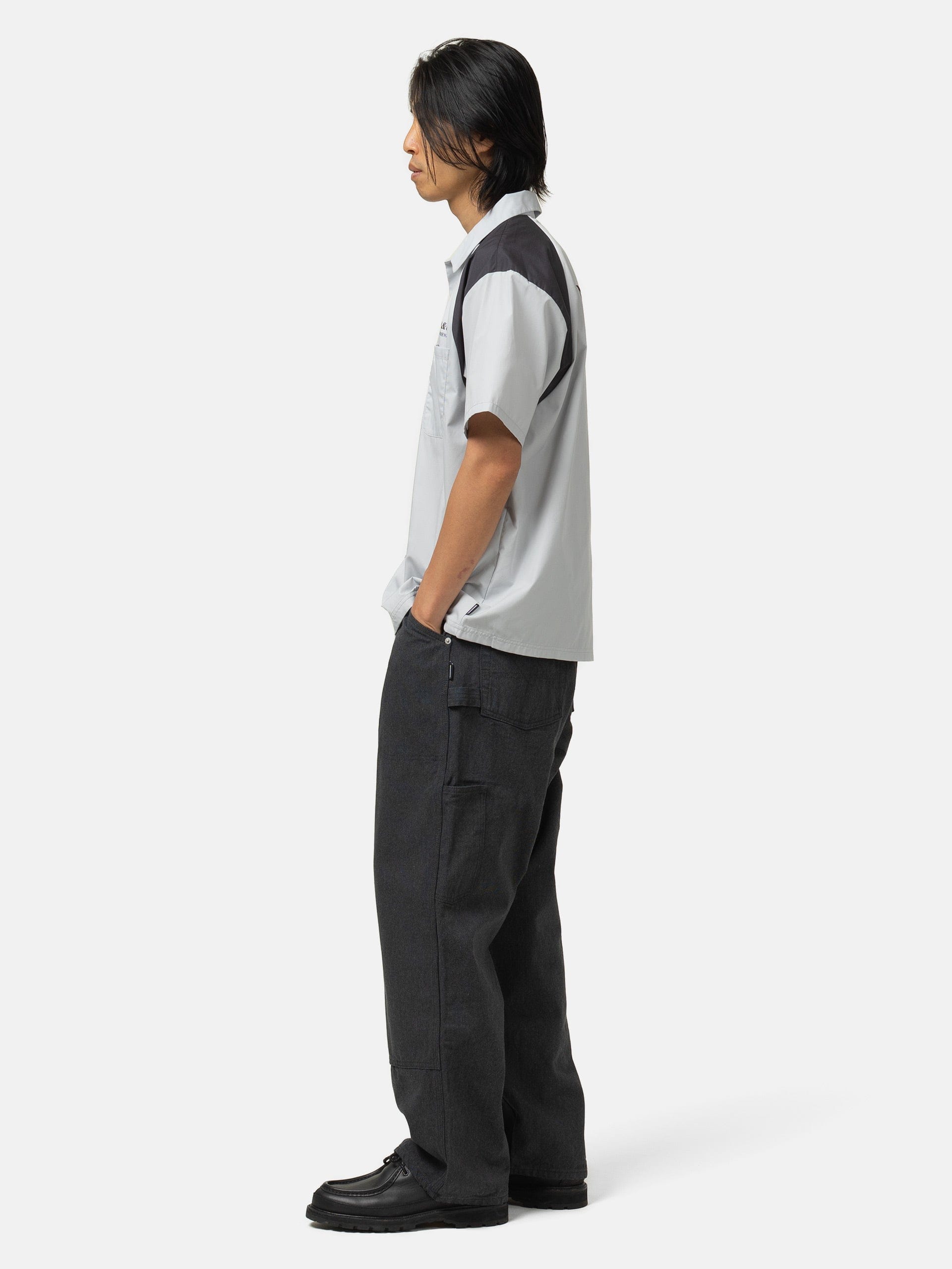 Neighborhood Double Knee Duck Pants Black