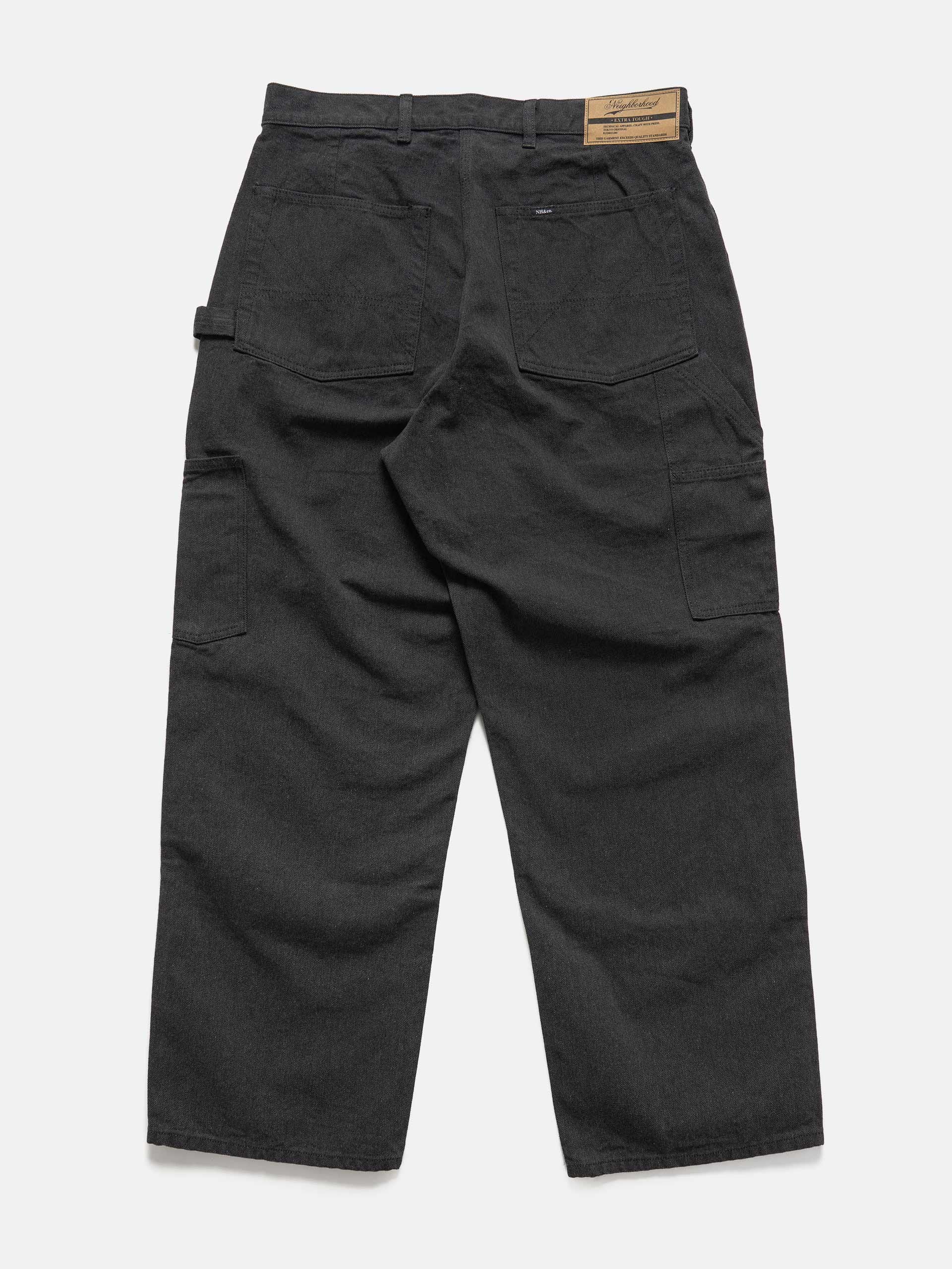 Neighborhood Double Knee Duck Pants Black