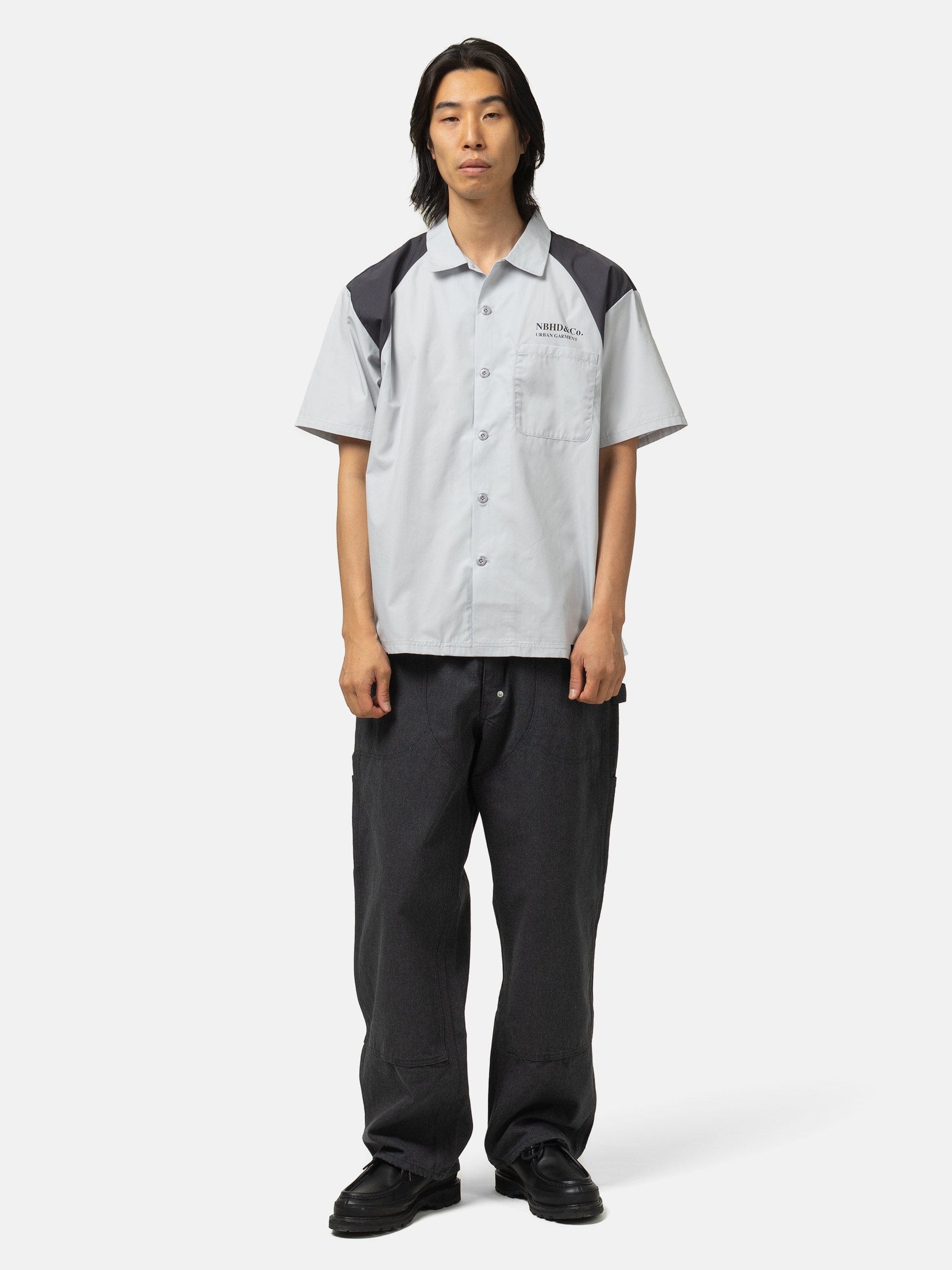 Neighborhood Classic Work Shirt SS-2 Gray