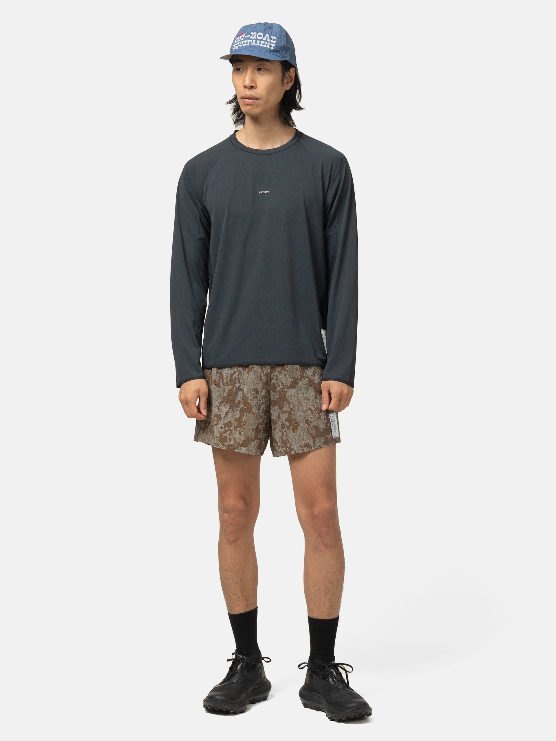 Satisfy AuraLite UV Long Tee Black