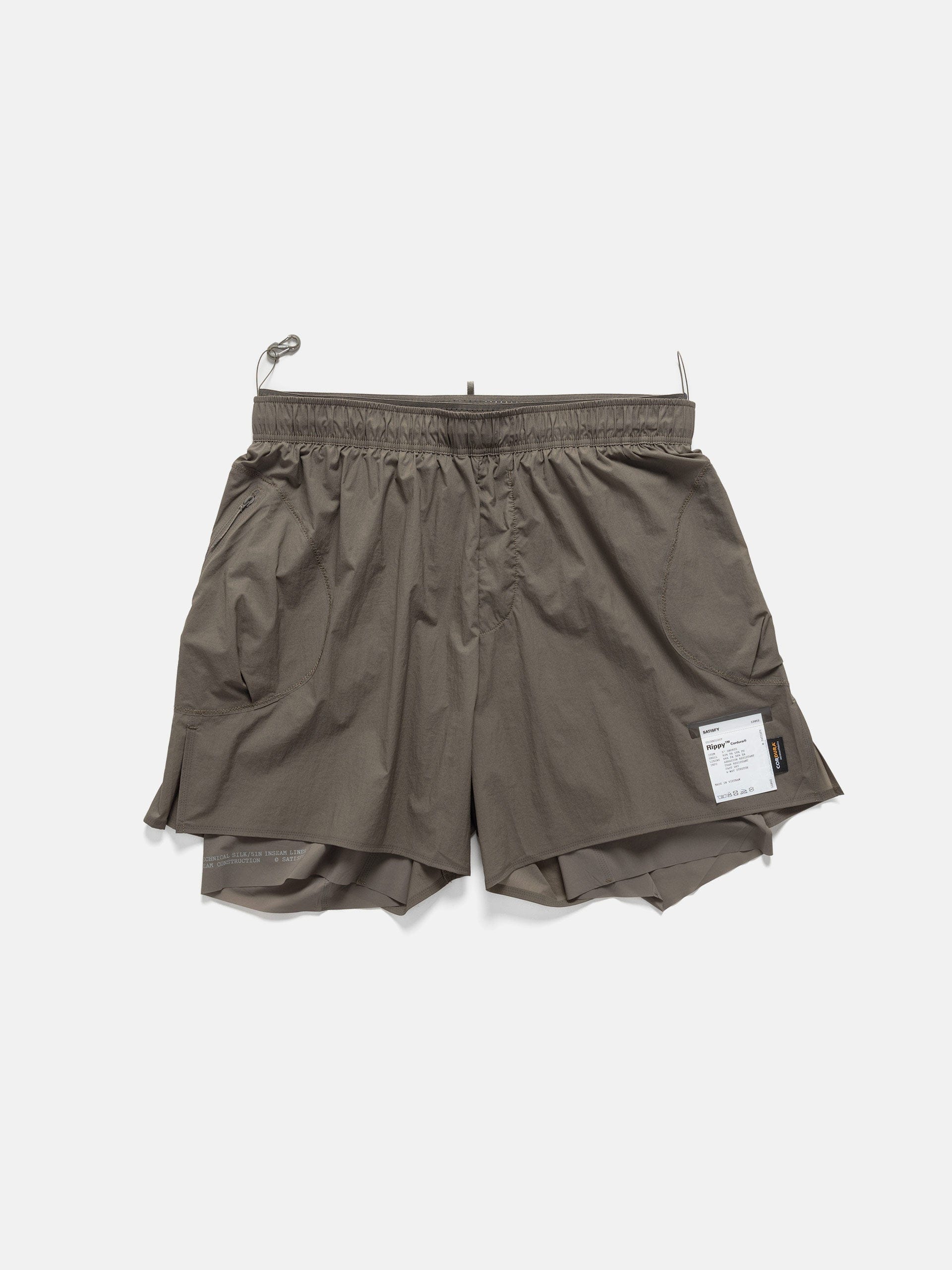 Satisfy Rippy Cordura 5" Shorts Morel