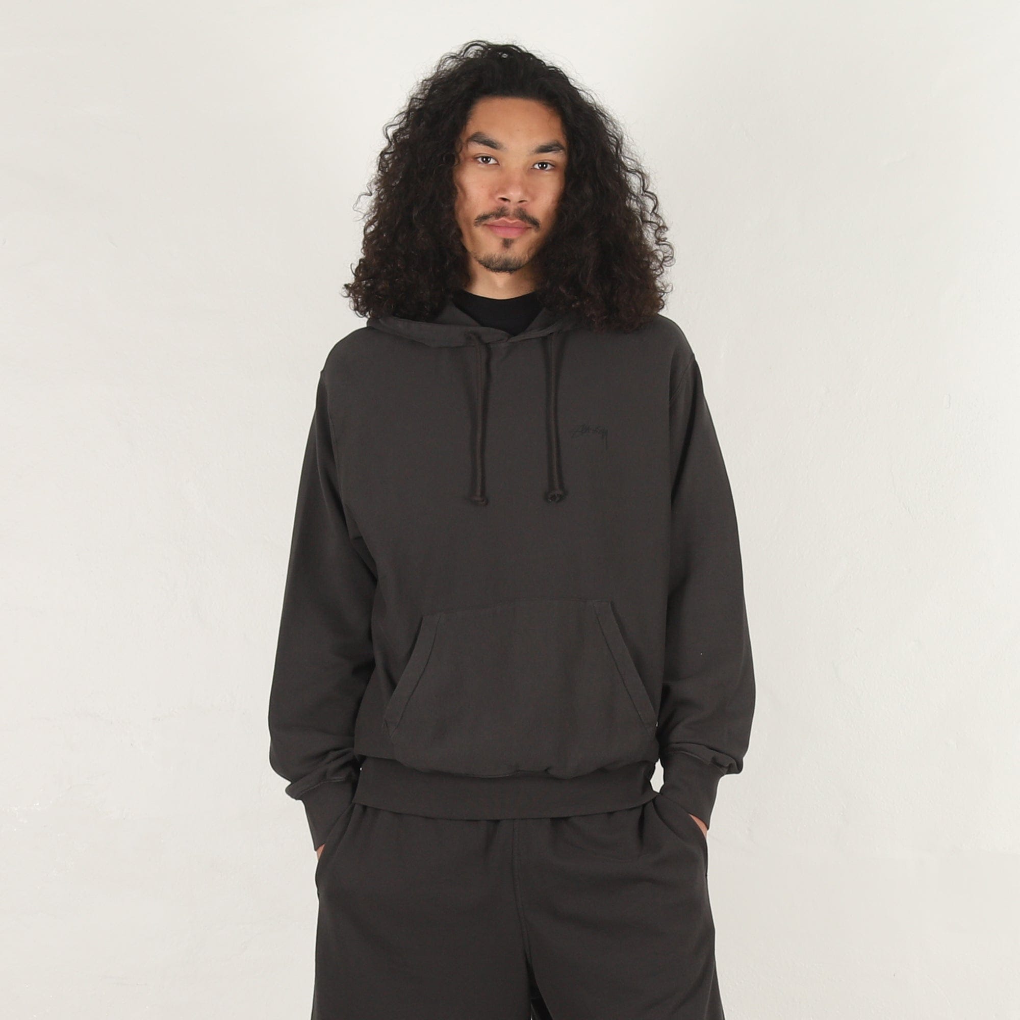 Stussy Lightweight Terry Hoodie - Black