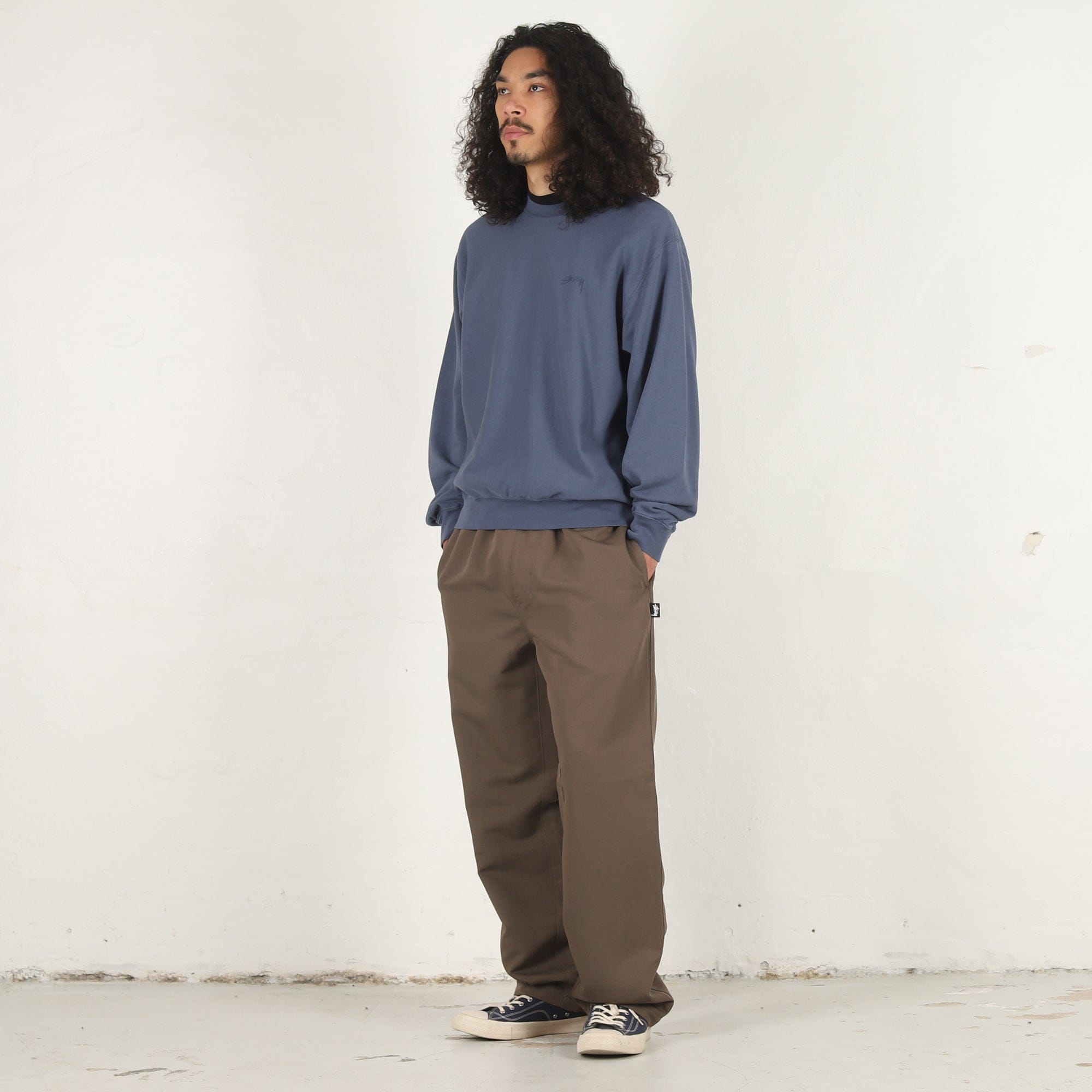 Stussy Poly Beach Pant - Olive