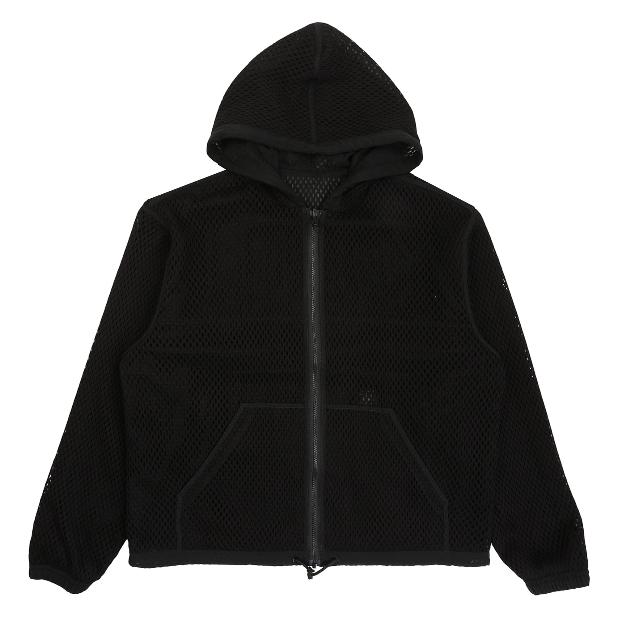 Stussy Layered Mesh Hooded Jacket - Black